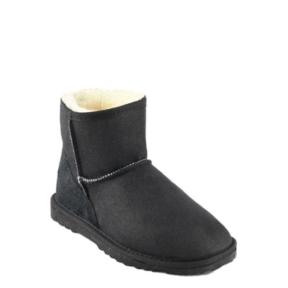 UGG Australia Classic Mini Black Front Twinface Sheepskin Australian Made UGG Boot