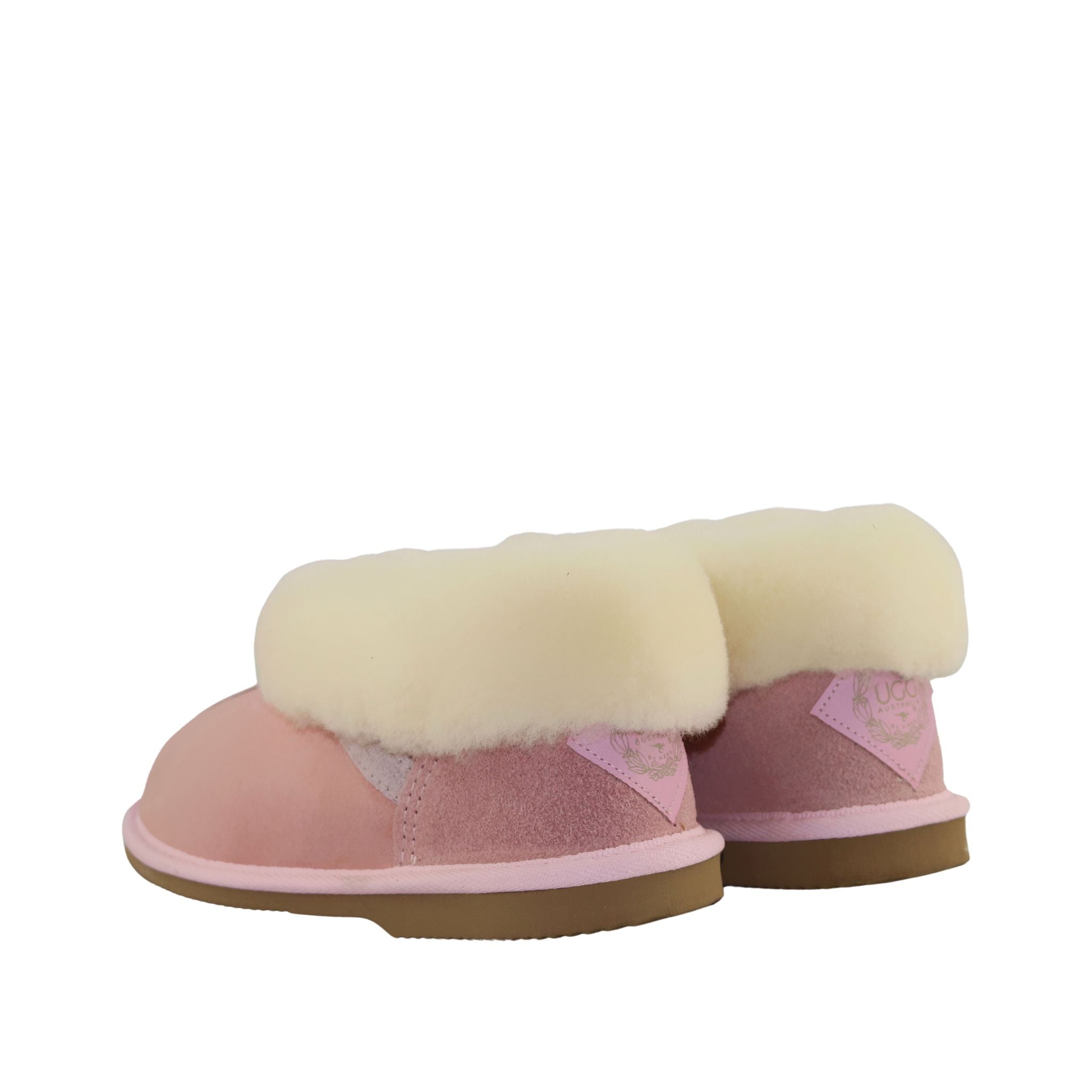 UGG Australia Classic Princess Pink Pairs Back Womens Australian Made Sheepskin UGG Slipper