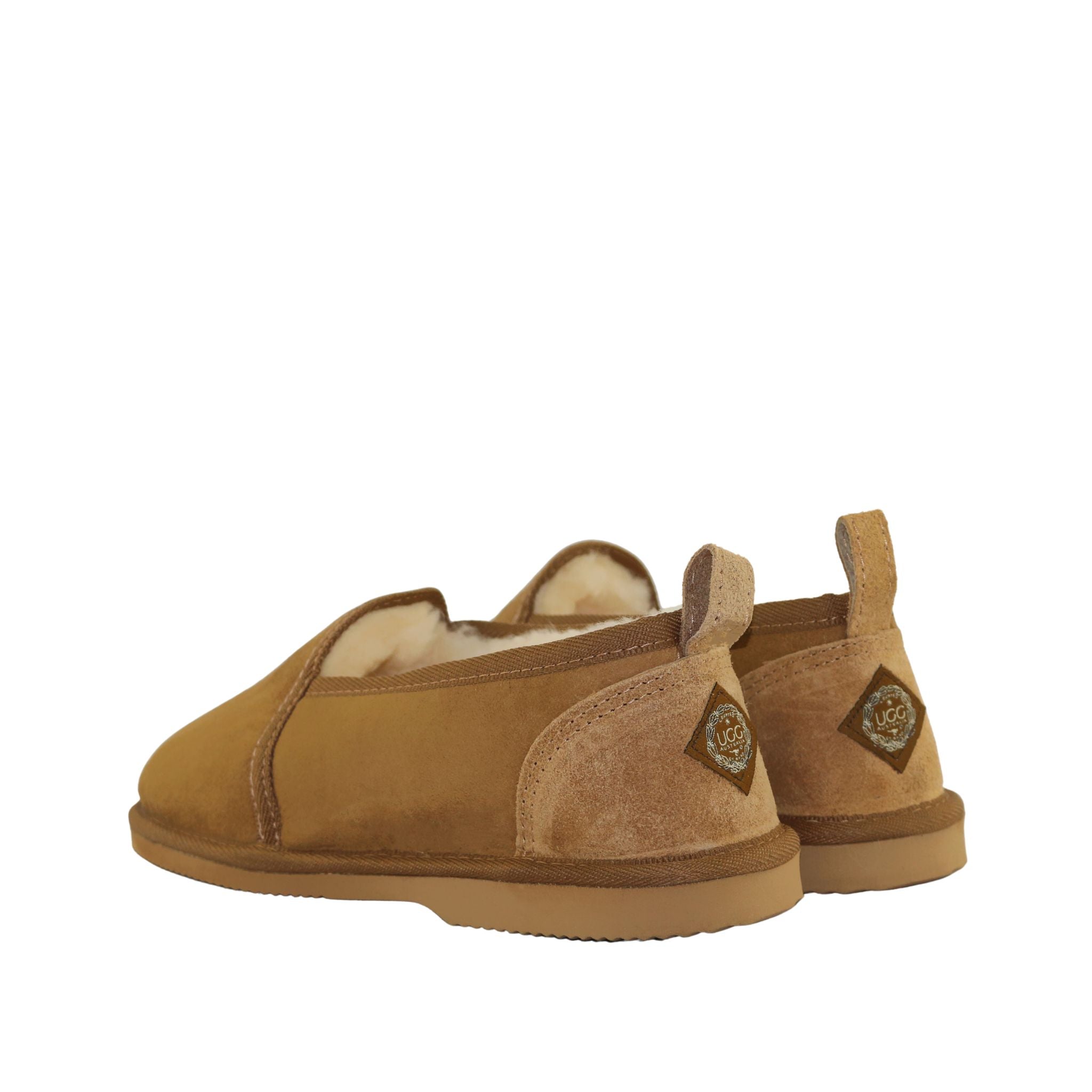 UGG Australia Classic Rossi Chestnut Pairs Back Mens Australian Made Sheepskin UGG Slipper