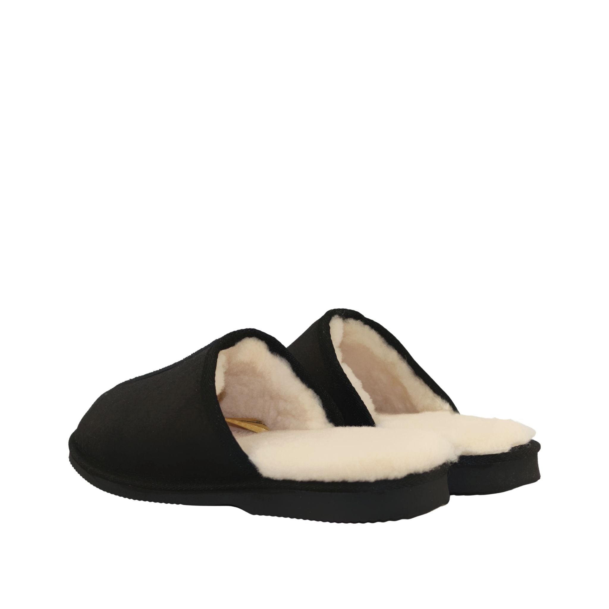 UGG Australia Classic Scuff Ian Black Pairs Back Mens Australian Made Sheepskin UGG Boot