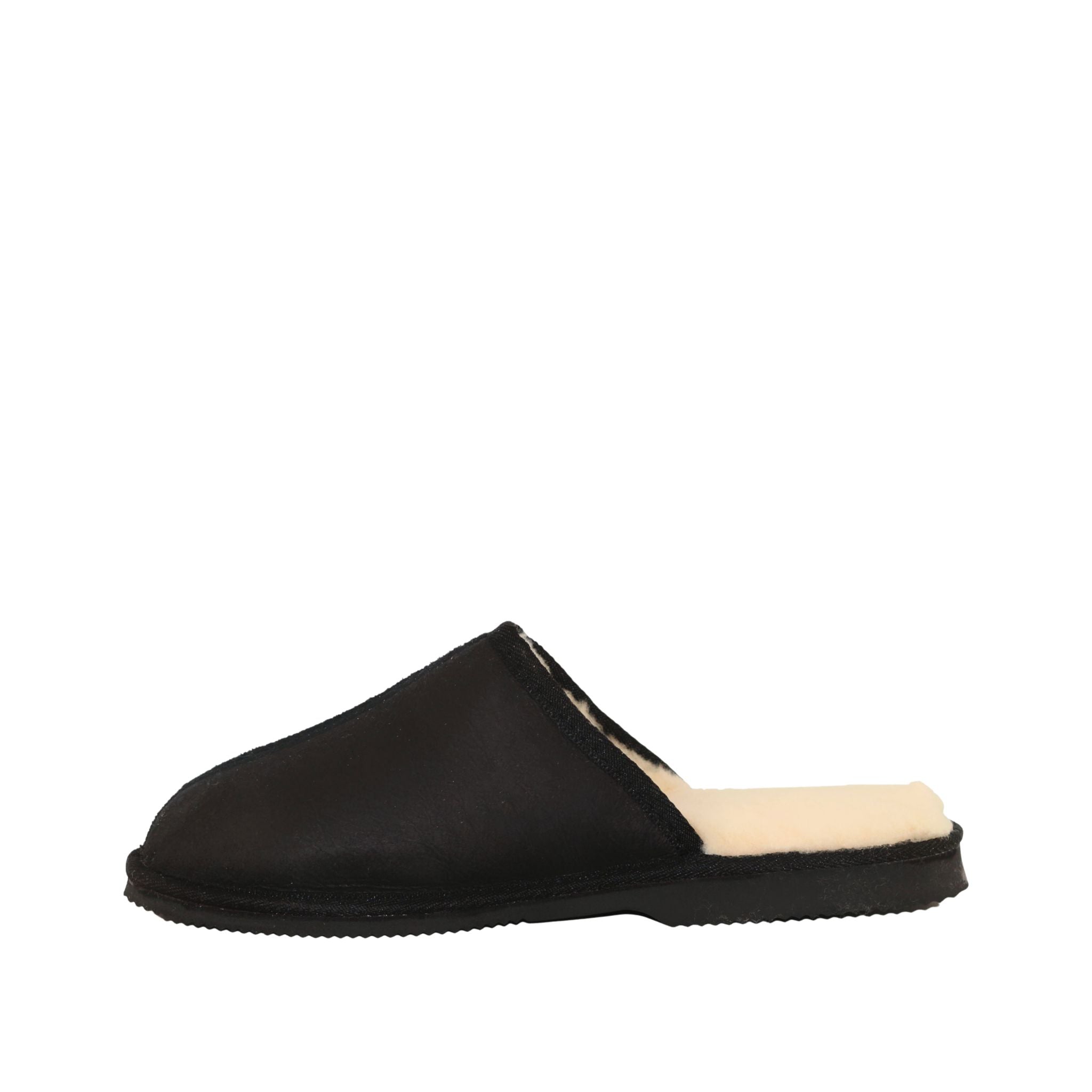 UGG Australia Classic Scuff Ian Black Side Inner Mens Australian Made Sheepskin UGG Boot