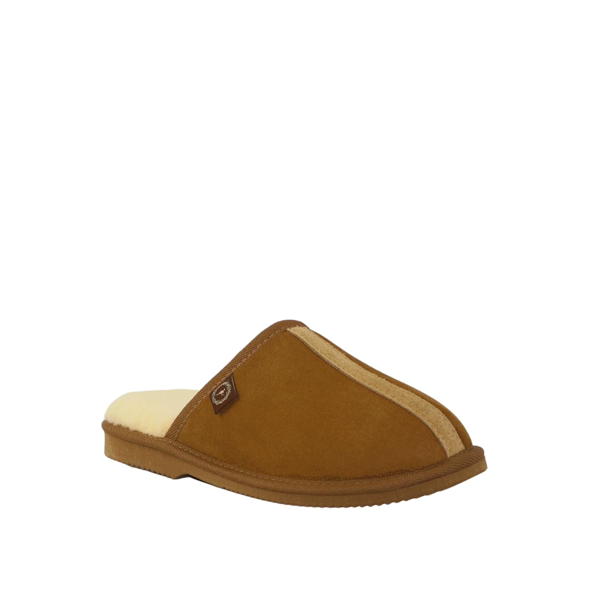 UGG Australia Classic Scuff Ian Chestnut Front 120 Mens Australian Made Sheepskin UGG Slipper