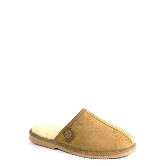 UGG Australia Classic Scuff Ian Chestnut Front Twinface Sheepskin Australian Made UGG Boot