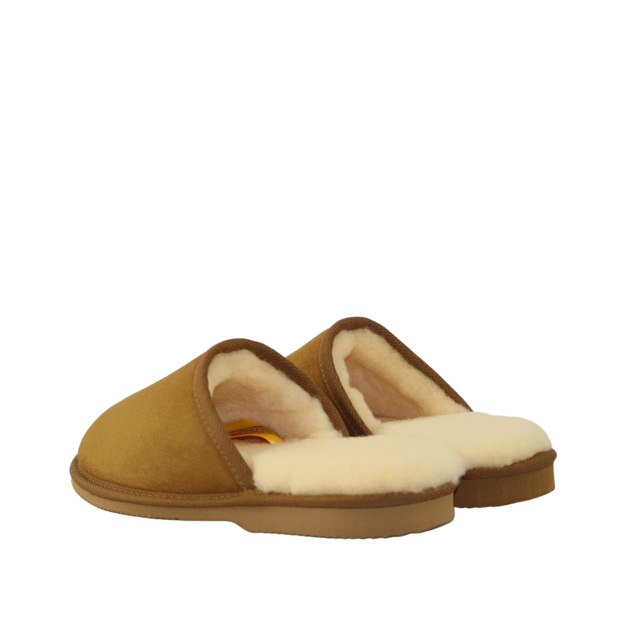 UGG Australia Classic Scuff Ian Chestnut Pairs Back Mens Australian Made Sheepskin UGG Slipper