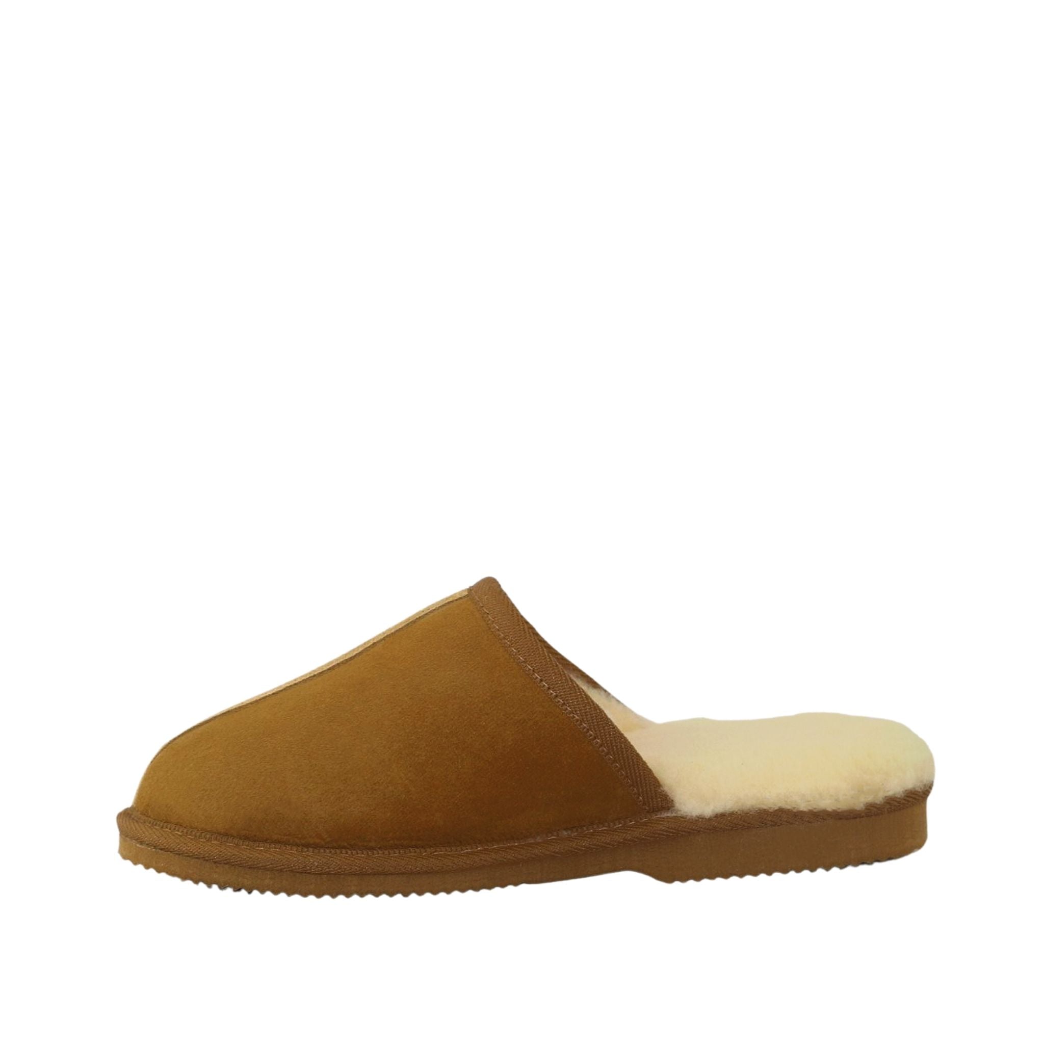 UGG Australia Classic Scuff Ian Chestnut Side Inner Mens Australian Made Sheepskin UGG Slipper
