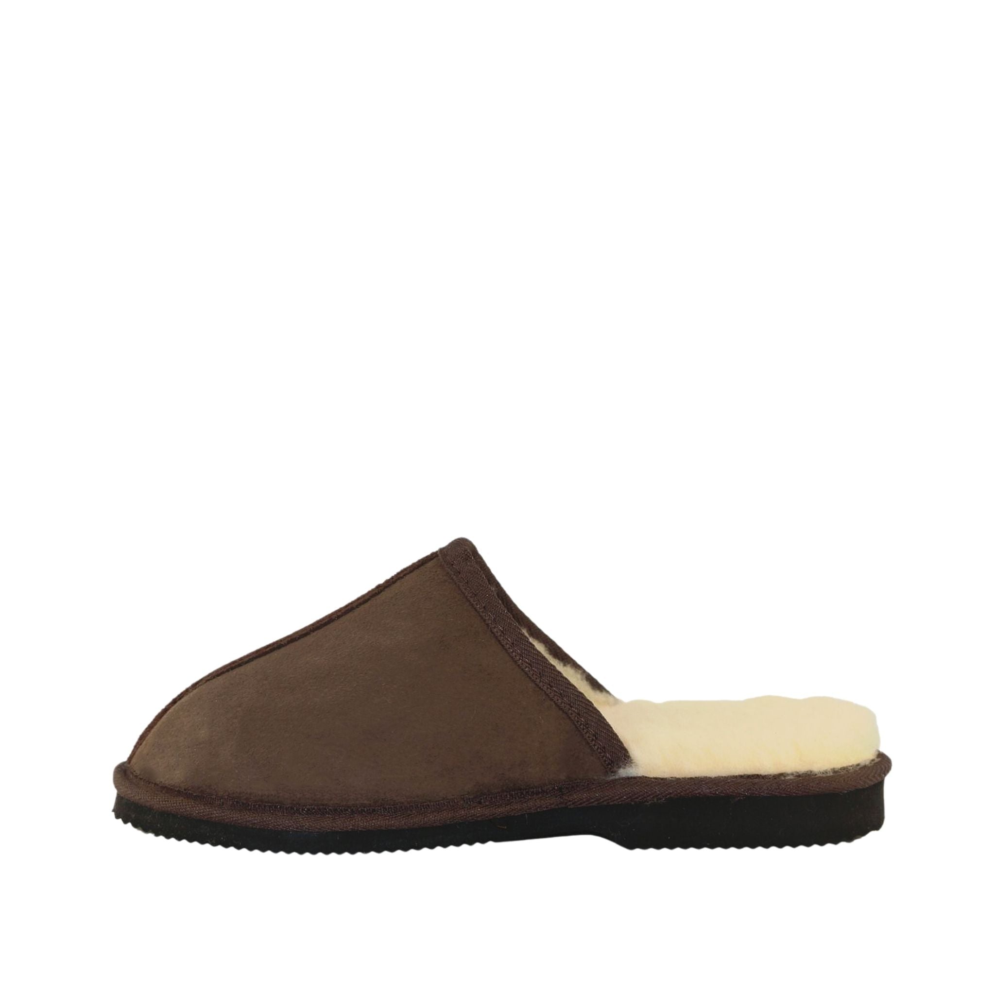 UGG Australia Classic Scuff Ian Chocolate Side Inner Womens Australian Made Sheepskin UGG Slipper