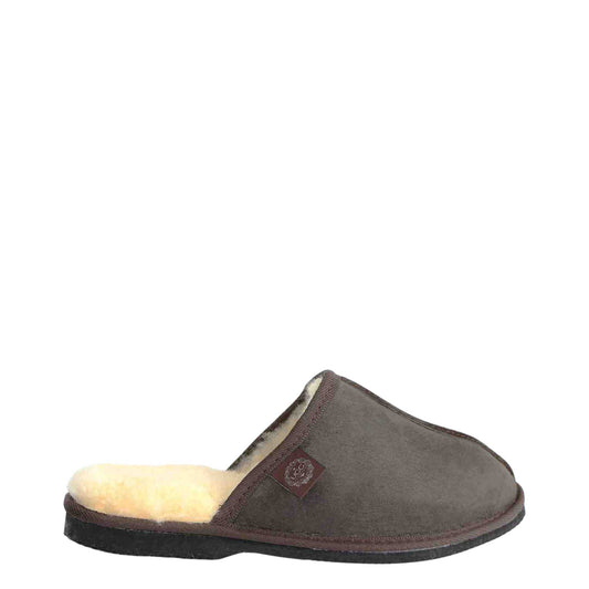 UGG Australia Classic Scuff Ian Chocolate Side Twinface Sheepskin Australian Made UGG Boot