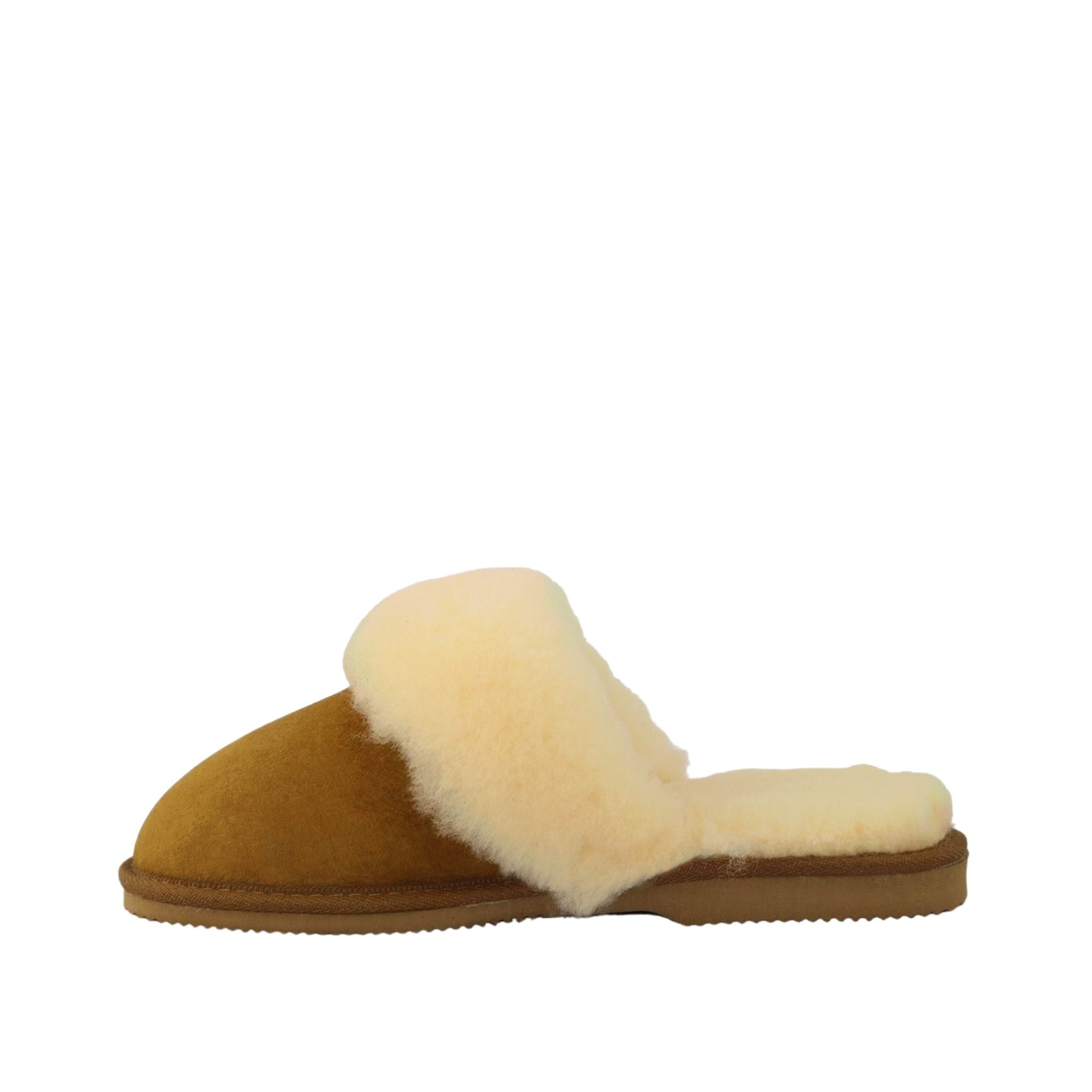 UGG Australia Classic Scuff Ladies Chestnut Side Inner Womens Australian Made Sheepskin UGG Slipper