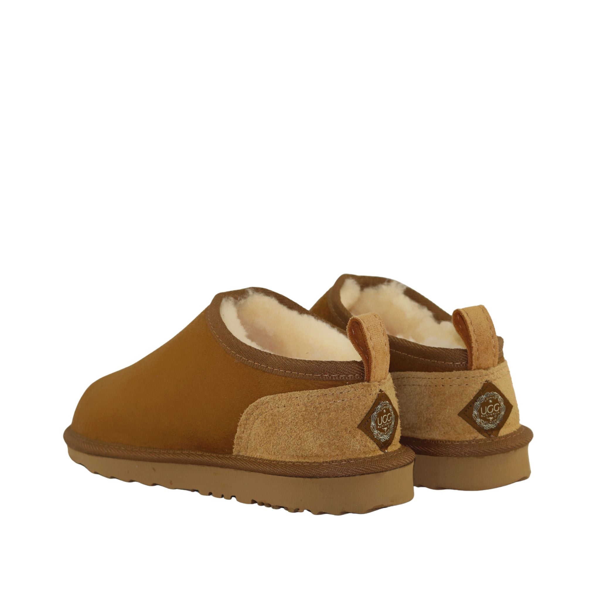 UGG Australia Classic Tasman Chestnut Pairs Back Mens Australian Made Sheepskin UGG Slipper