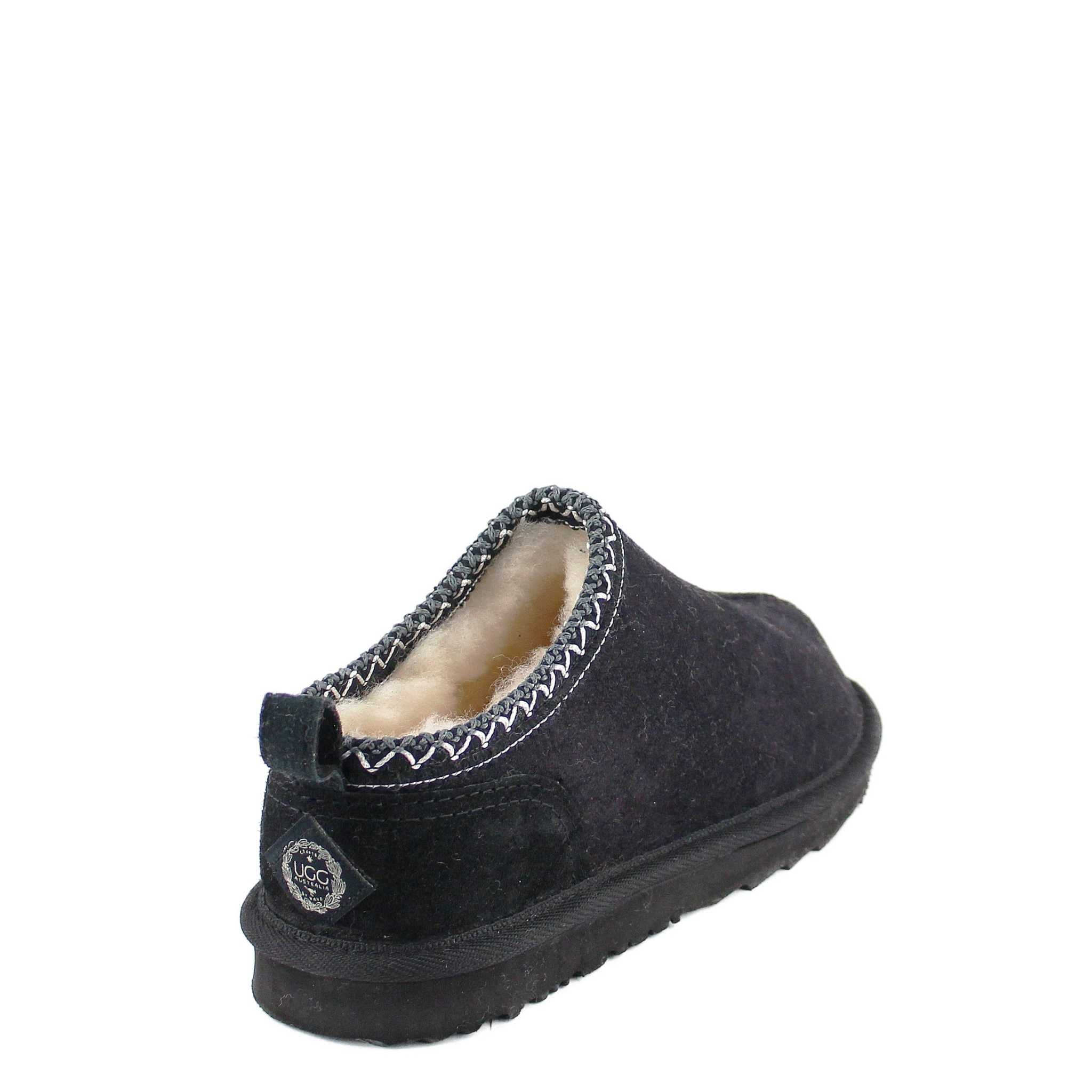 UGG Australia Classic Tasman Tazz Black Black Back Twinface Sheepskin Australian Made UGG Boot