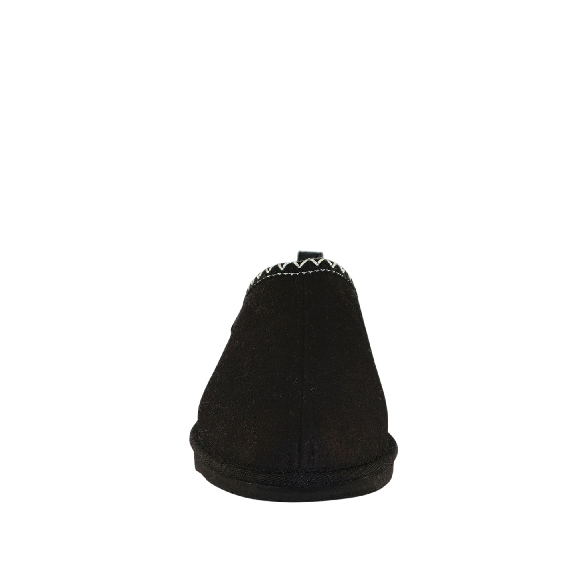 UGG Australia Classic Tasman Tazz Black Black Front Womens Australian Made Sheepskin UGG Slipper