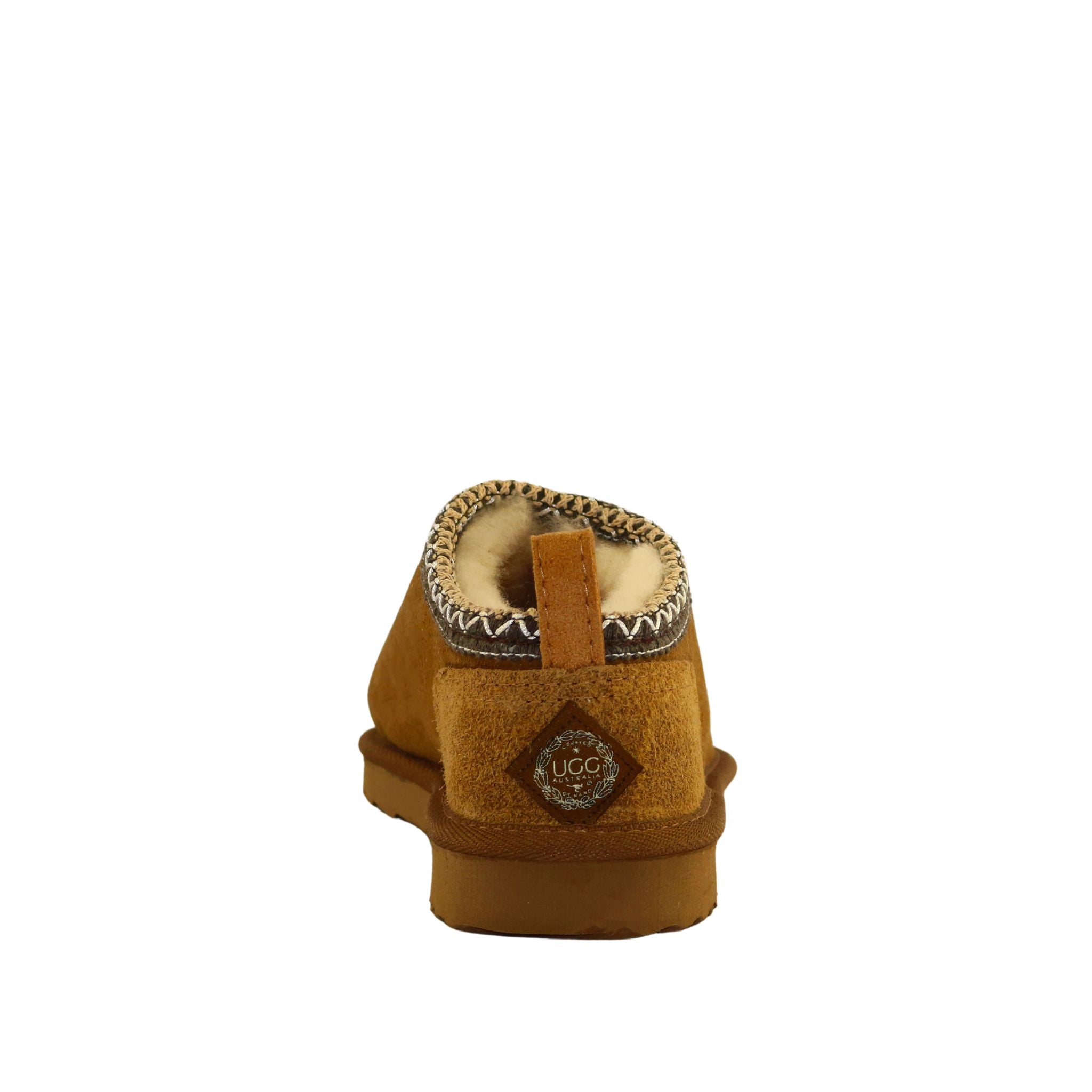 UGG Australia Classic Tasman Tazz Chestnut Chocolate Back Mens Australian Made Sheepskin UGG Slipper