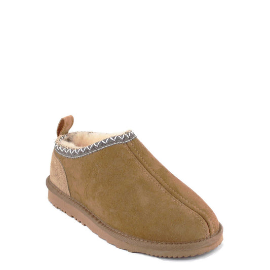 UGG Australia Classic Tasman Tazz Chestnut Chocolate Front Twinface Sheepskin Australian Made UGG Boot