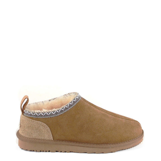 UGG Australia Classic Tasman Tazz Chestnut Chocolate Side Twinface Sheepskin Australian Made UGG Boot