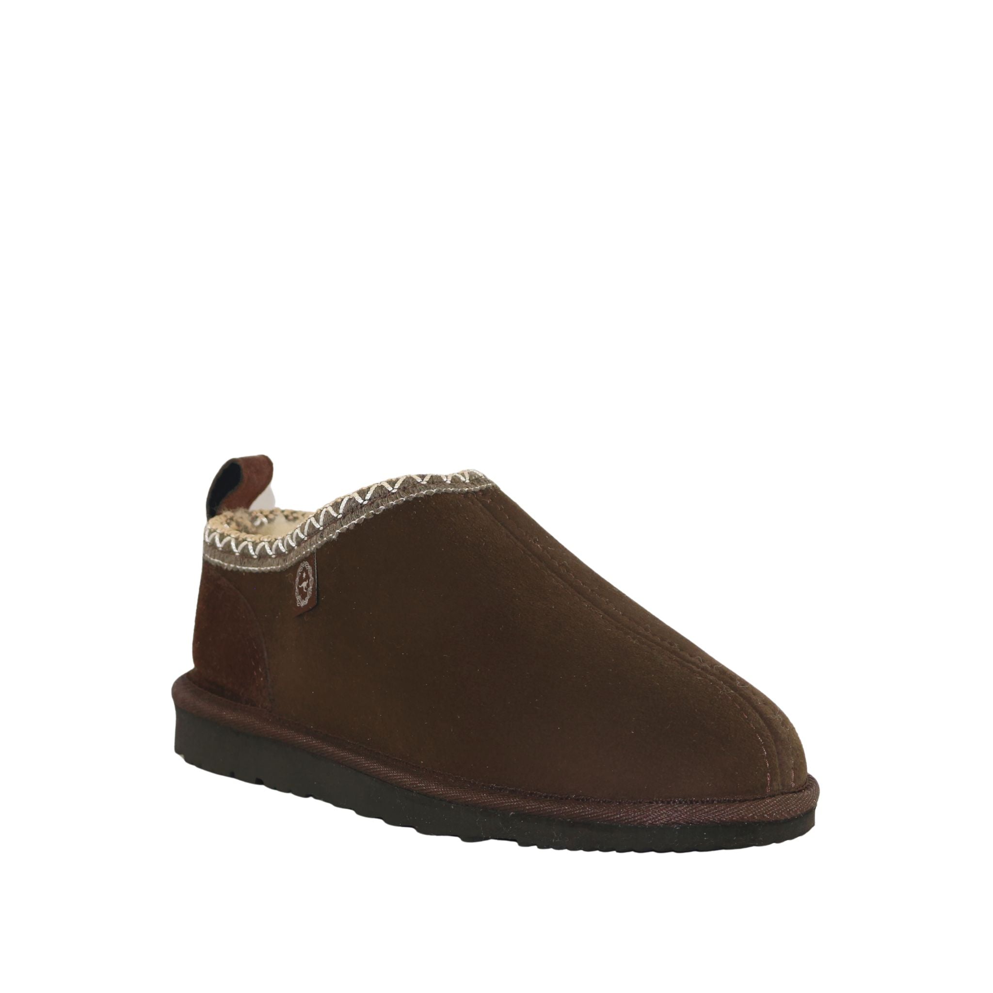 UGG Australia Classic Tasman Tazz Chocolate Chocolate Front 120 Mens Australian Made Sheepskin UGG Slipper