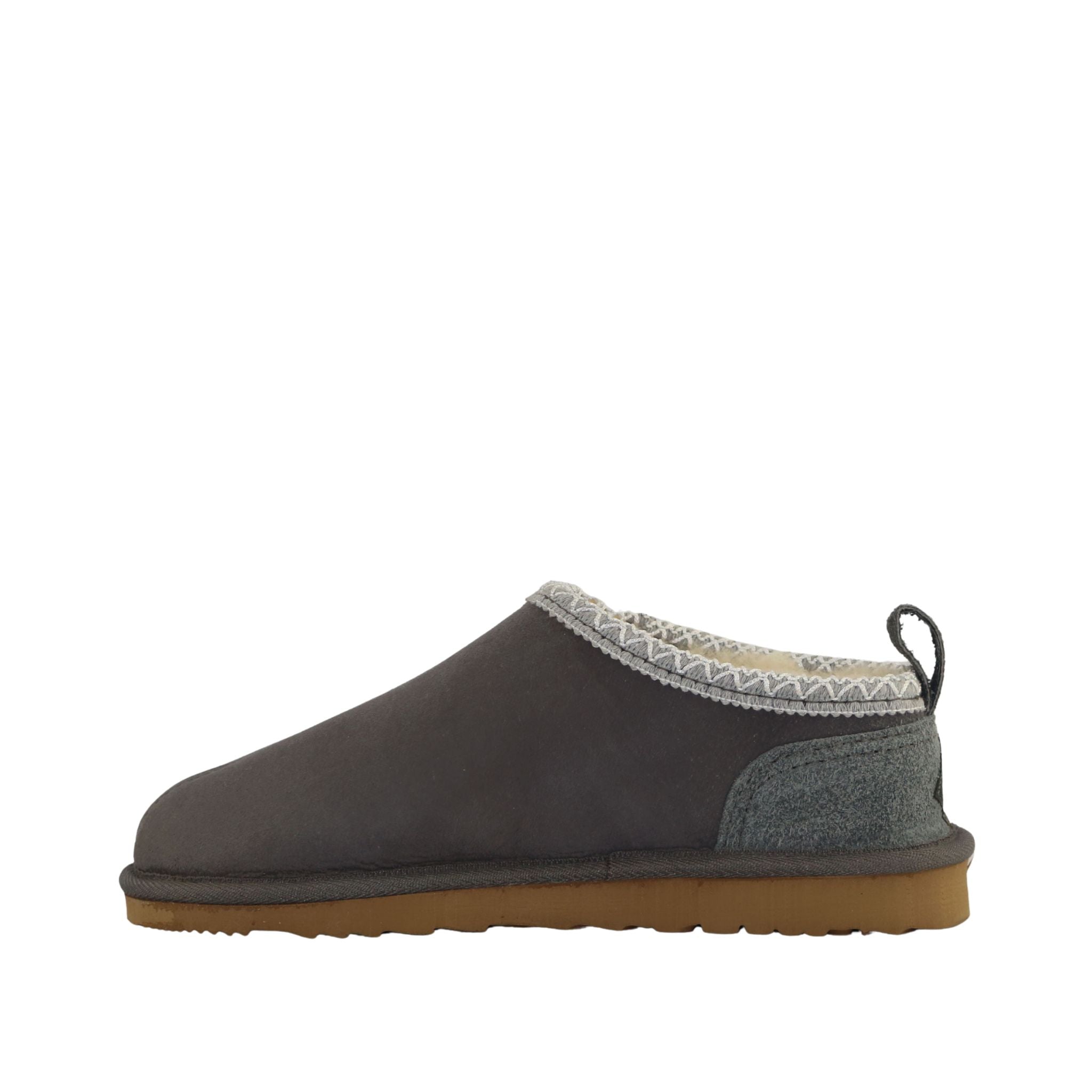 UGG Australia Classic Tasman Tazz Grey Grey Side Inner Womens Australian Made Sheepskin UGG Slipper