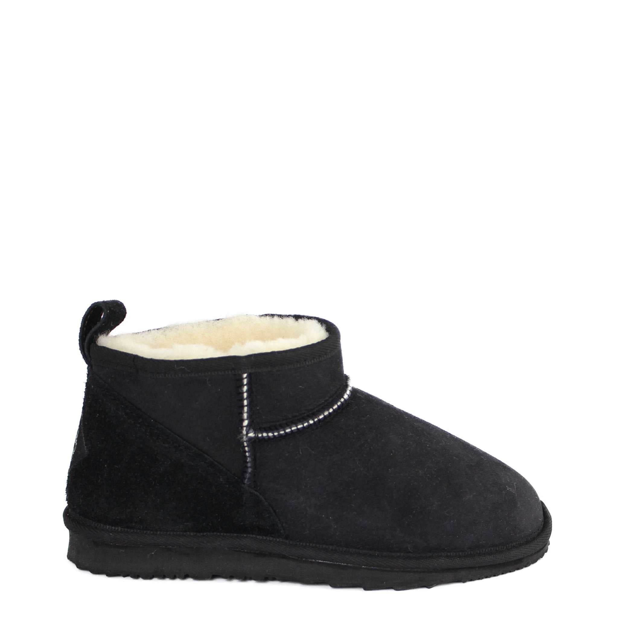 UGG Australia Classic Ultra Black Side Twinface Sheepskin Australian Made UGG Boot