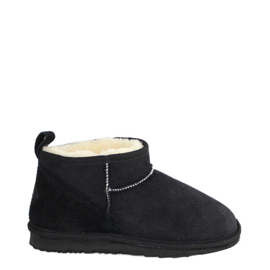 UGG Australia Classic Ultra Black Side Twinface Sheepskin Australian Made UGG Boot