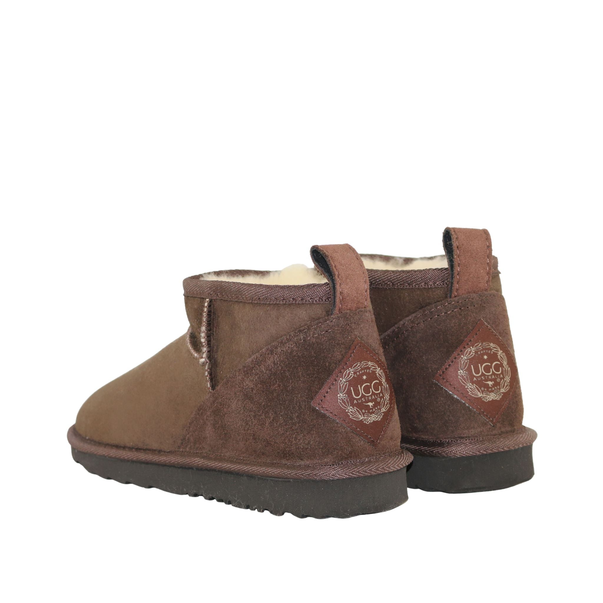 UGG Australia Classic Ultra Chocolate Pairs Back Mens Australian Made Sheepskin UGG Boot