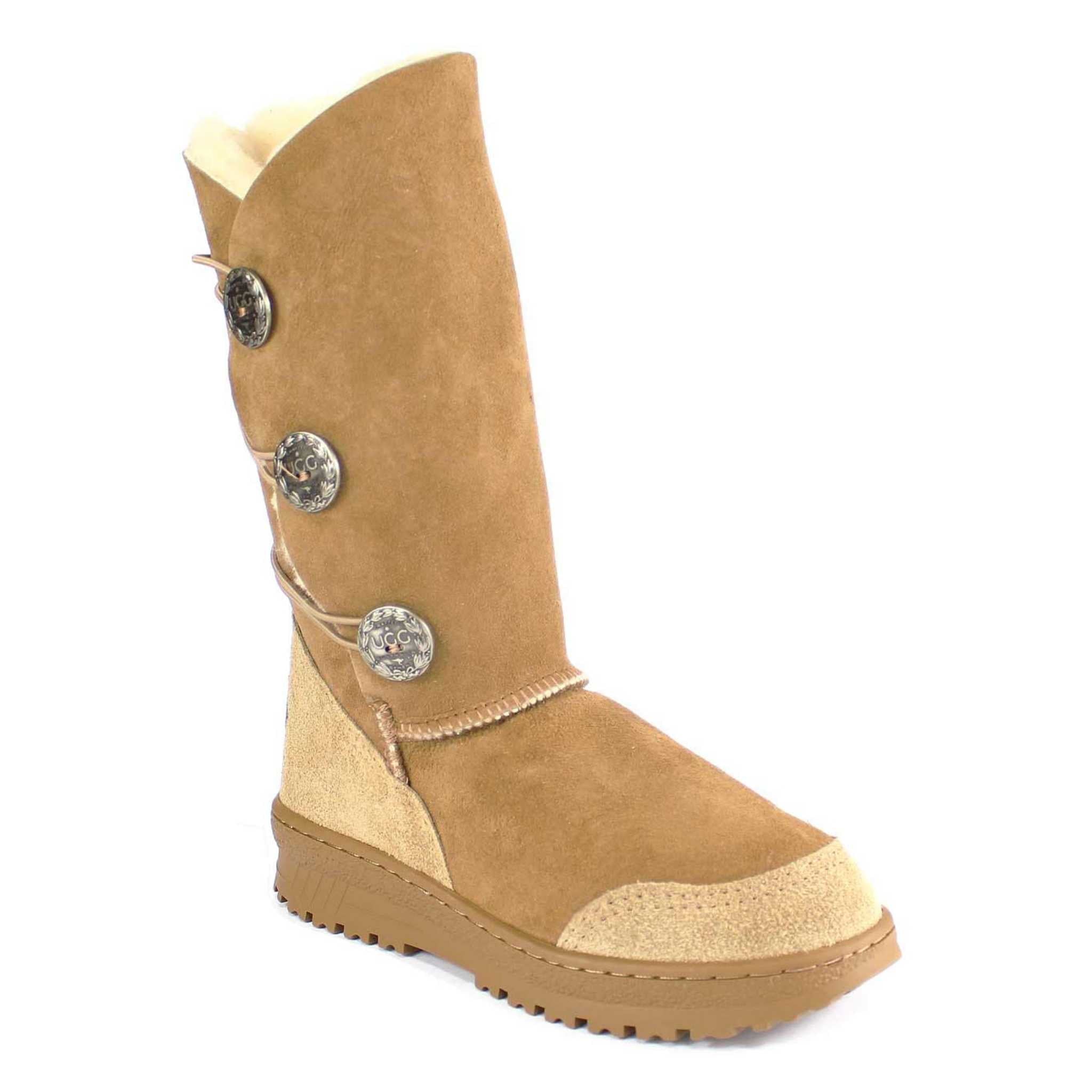 UGG Australia Luxury Bondi Brighton Long Chestnut Front Twinface Sheepskin Australian Made UGG Boot