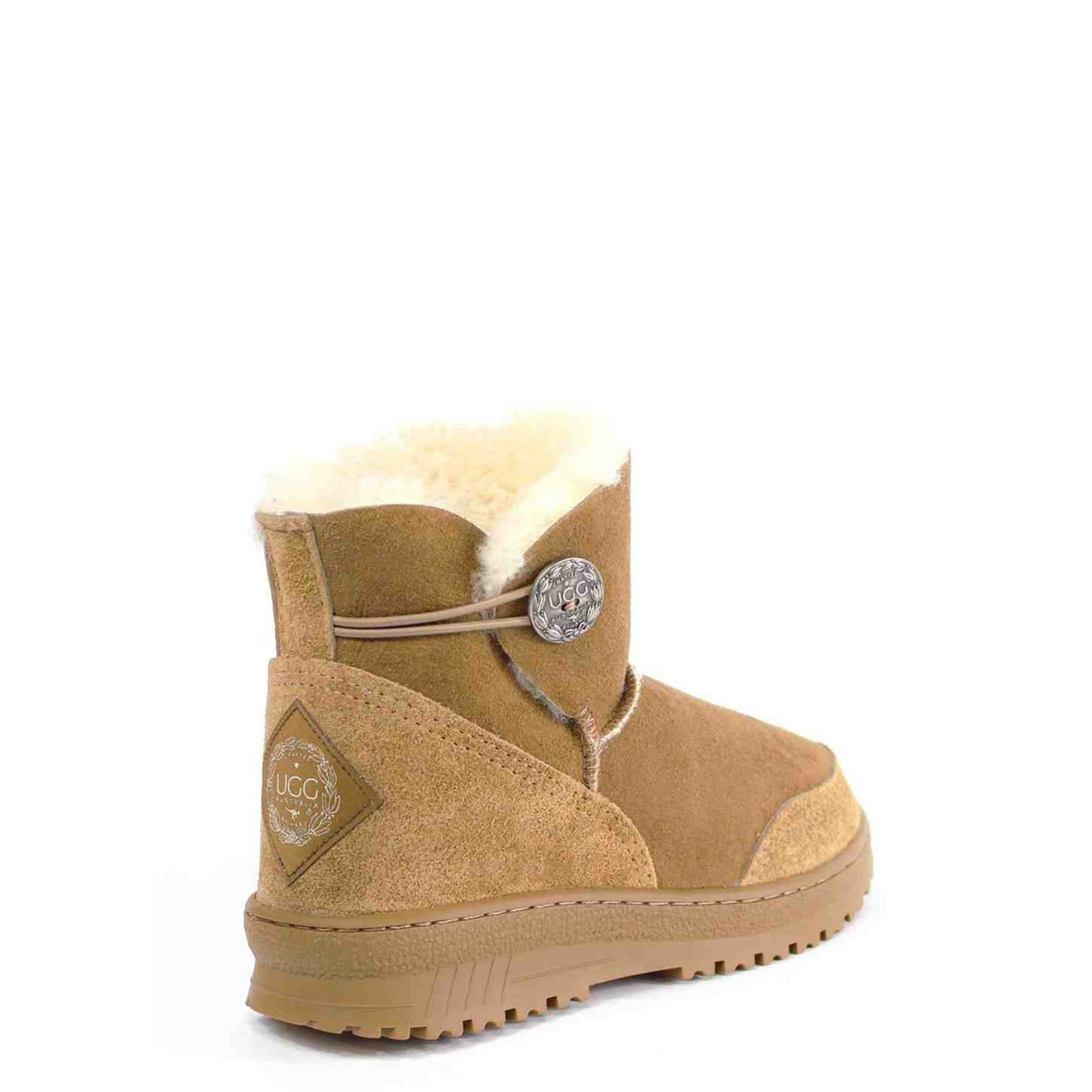 UGG Australia Luxury Bondi Brighton Mini Chestnut Back Twinface Sheepskin Australian Made UGG Boot