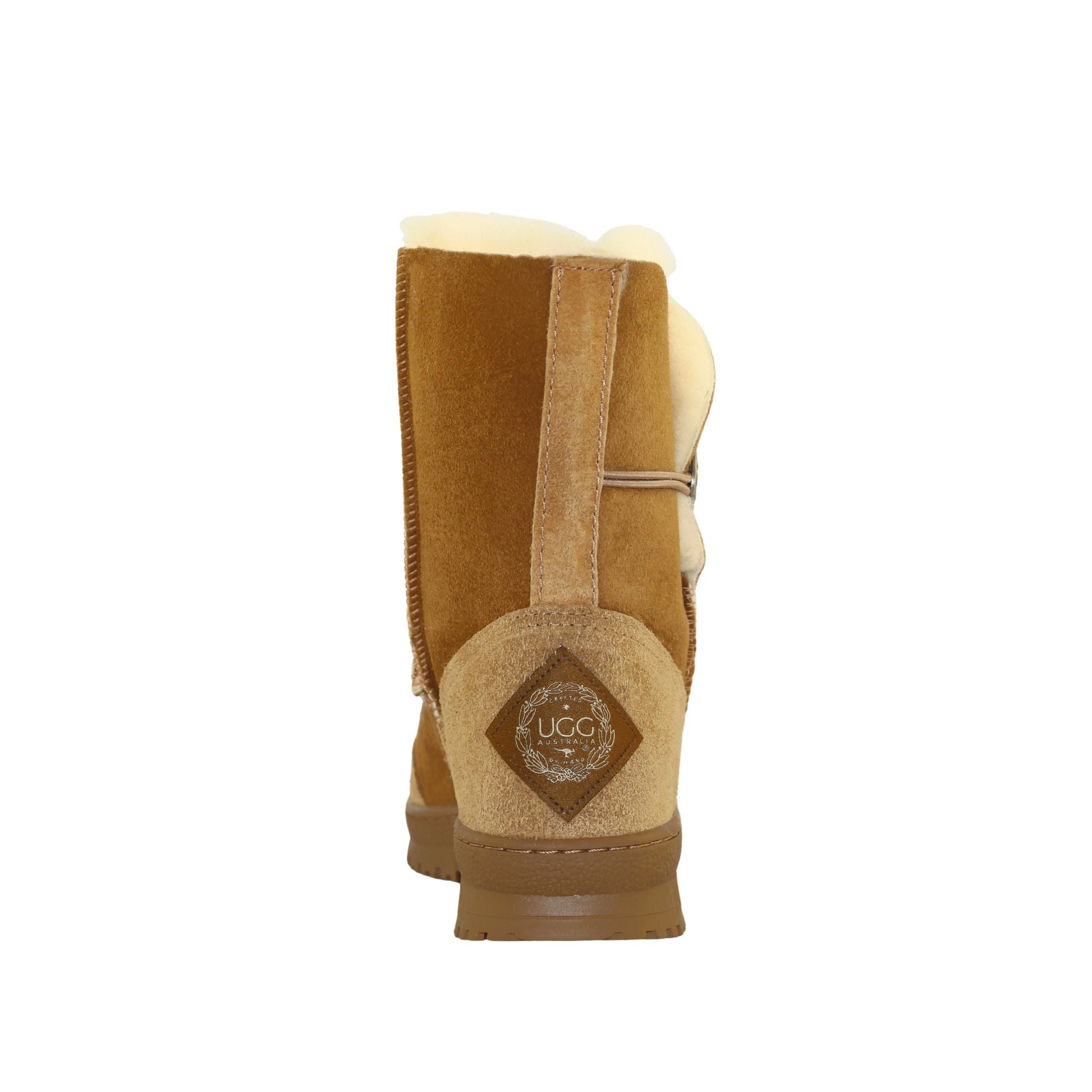 UGG Australia Luxury Bondi Brighton Short Chestnut Back Womens Australian Made Sheepskin UGG Boot