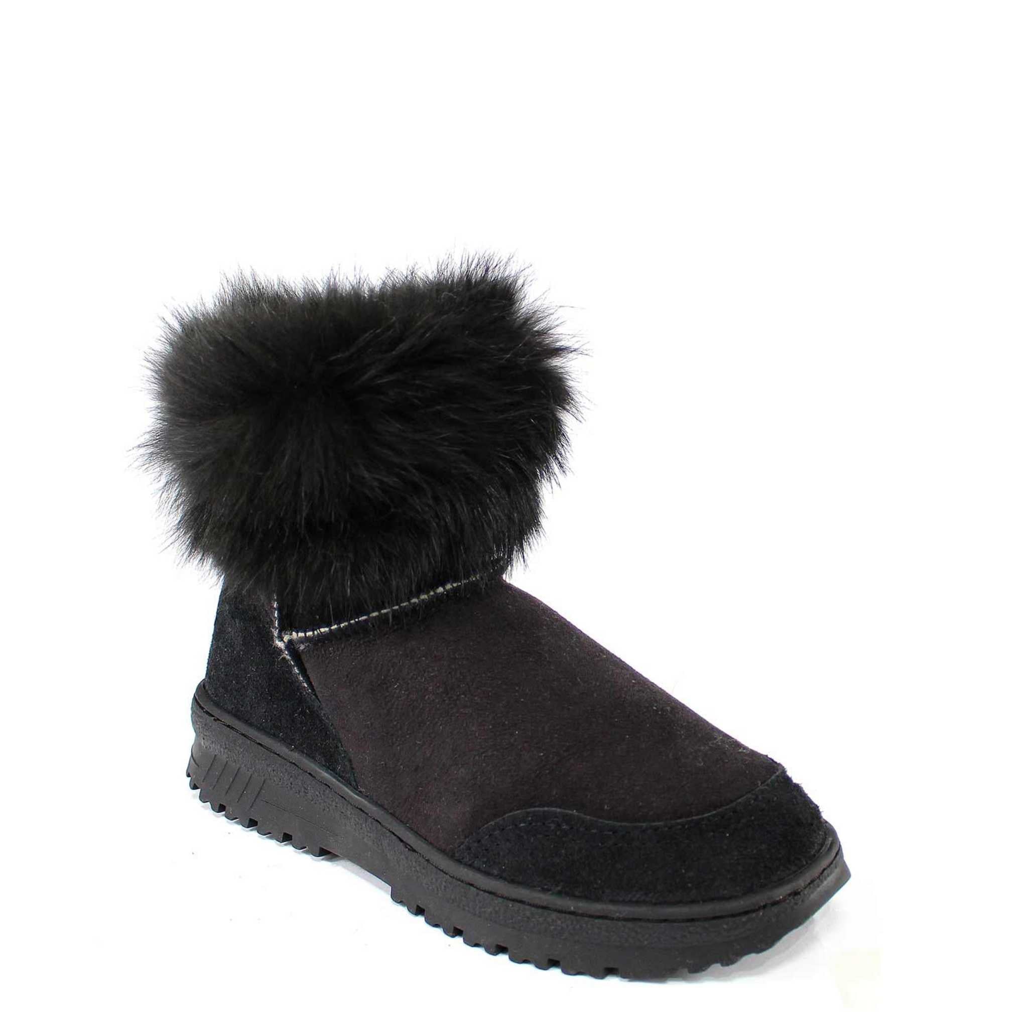 UGG Australia Luxury Bondi Fox Mini Black Front Twinface Sheepskin Australian Made UGG Boot