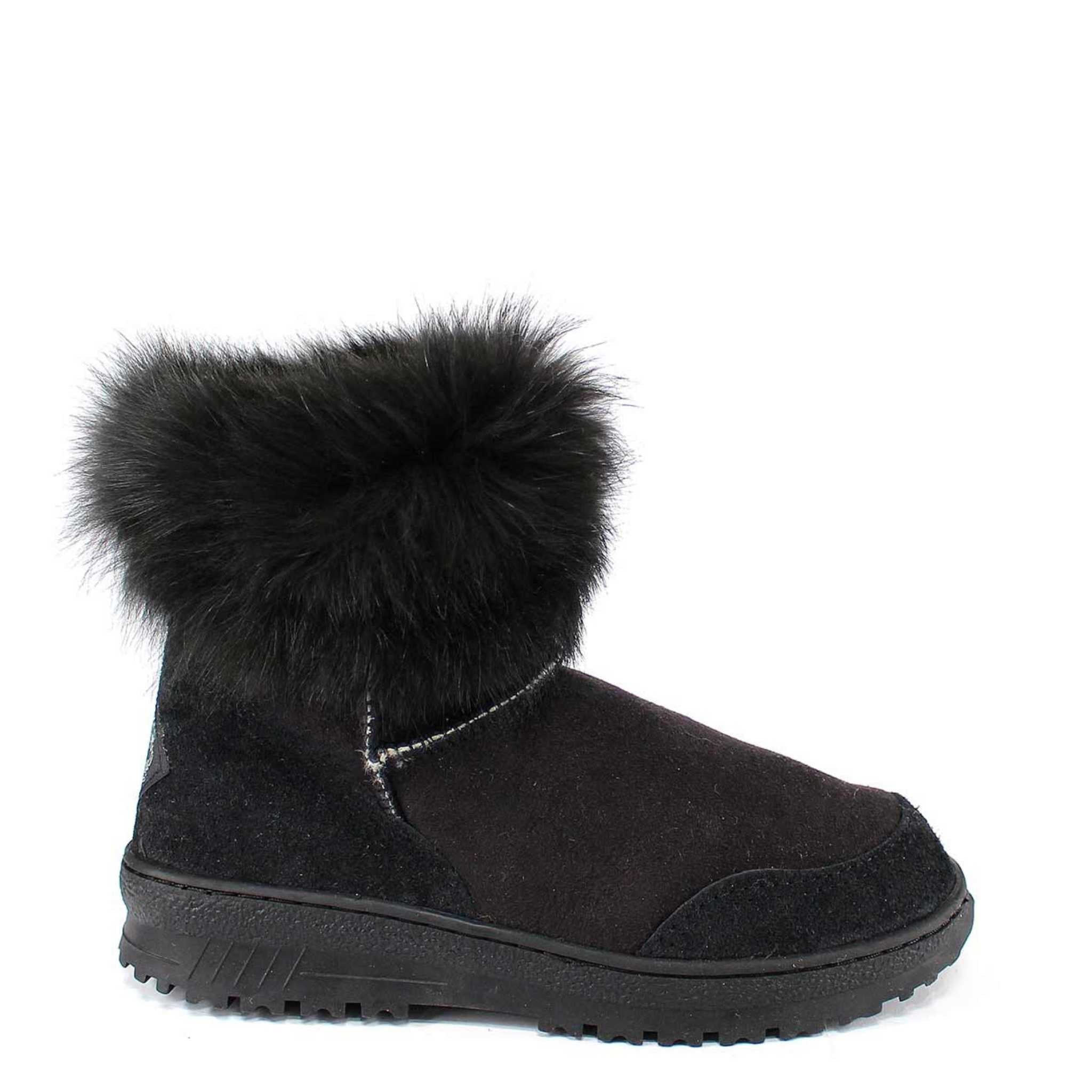 UGG Australia Luxury Bondi Fox Mini Black Side Twinface Sheepskin Australian Made UGG Boot