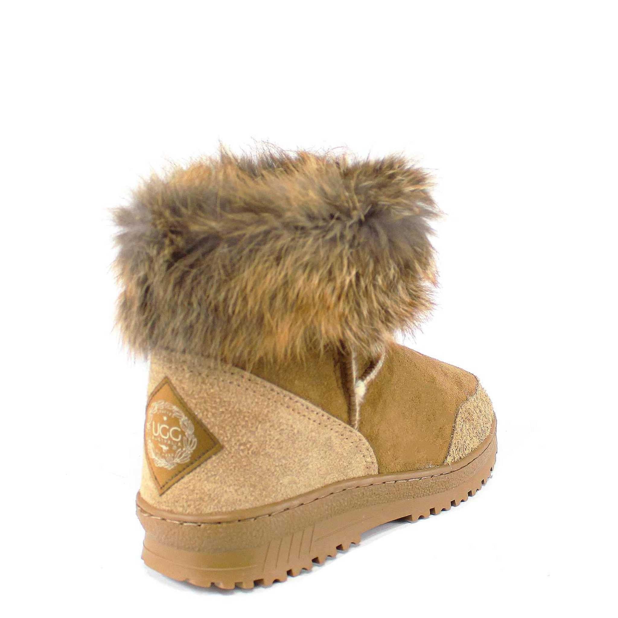 UGG Australia Luxury Bondi Fox Mini Chestnut Back Twinface Sheepskin Australian Made UGG Boot
