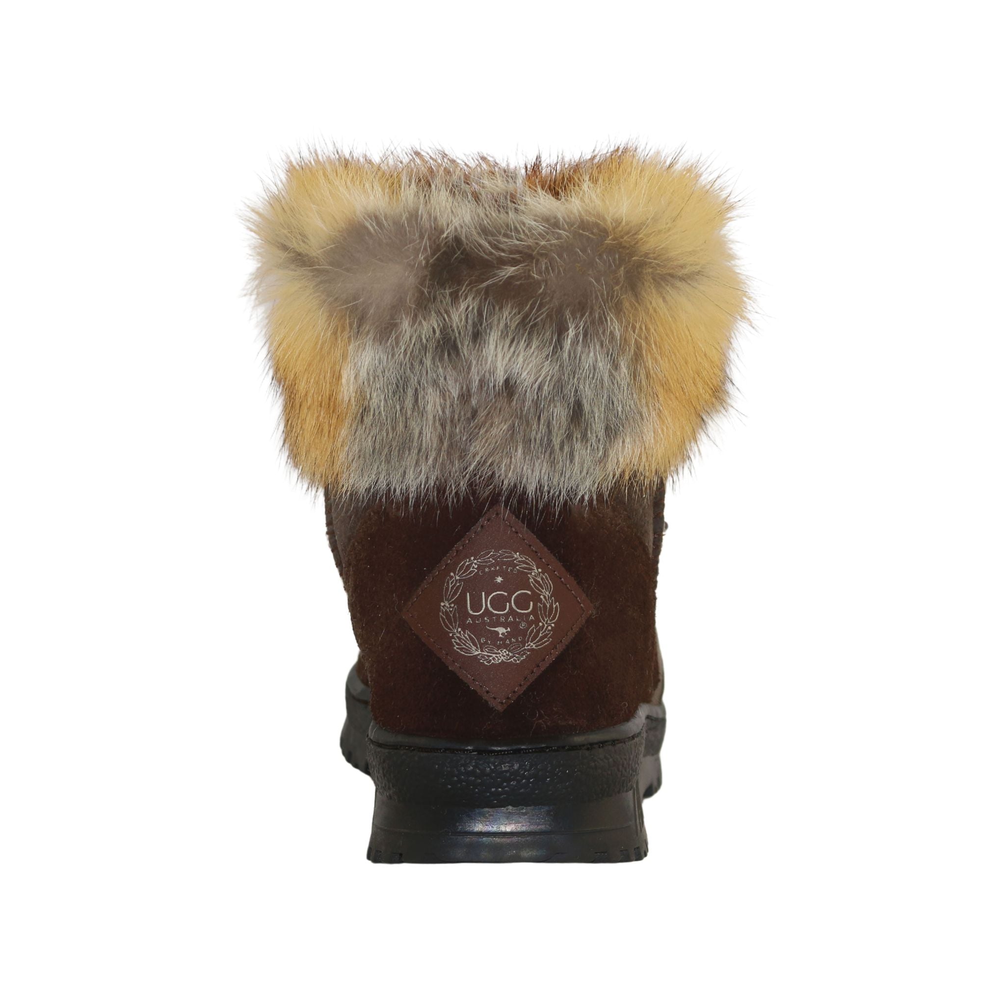 UGG Australia Luxury Bondi Fox Mini Chocolate Back Womens Australian Made Sheepskin UGG Boot