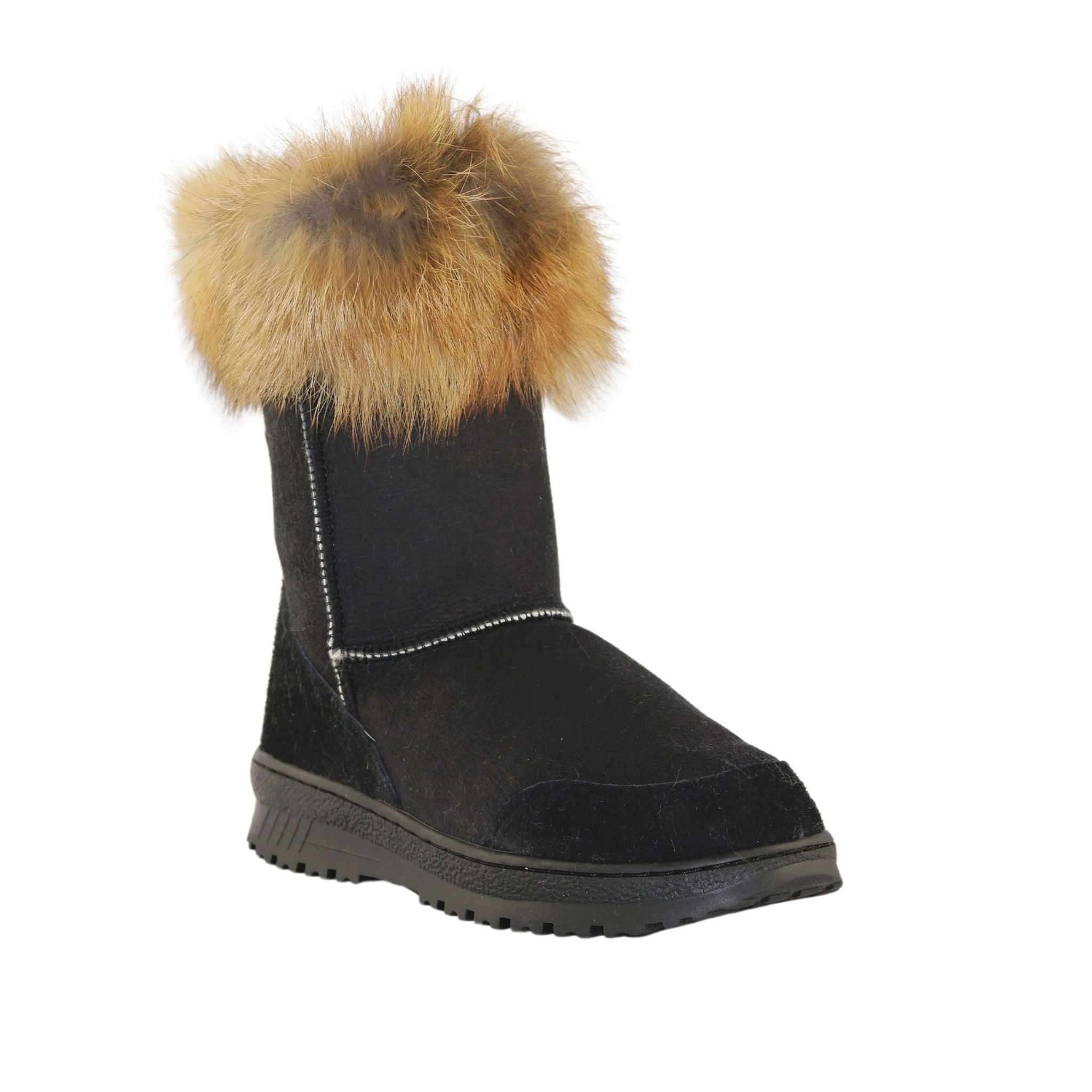 UGG Australia Luxury Bondi Fox Short Black Red Front 120 Womens Australian Made Sheepskin UGG Boot