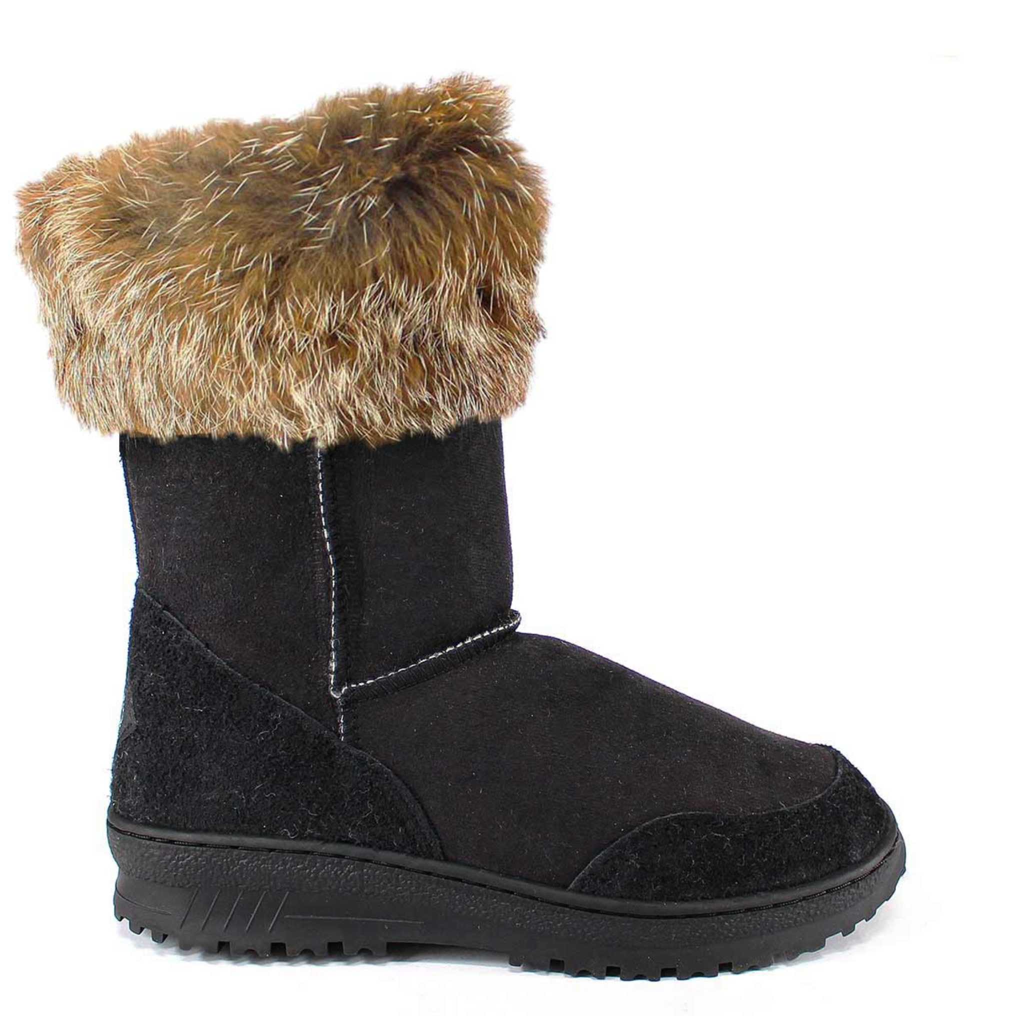 UGG Australia Luxury Bondi Fox Short Black & Red Side Twinface Sheepskin Australian Made UGG Boot