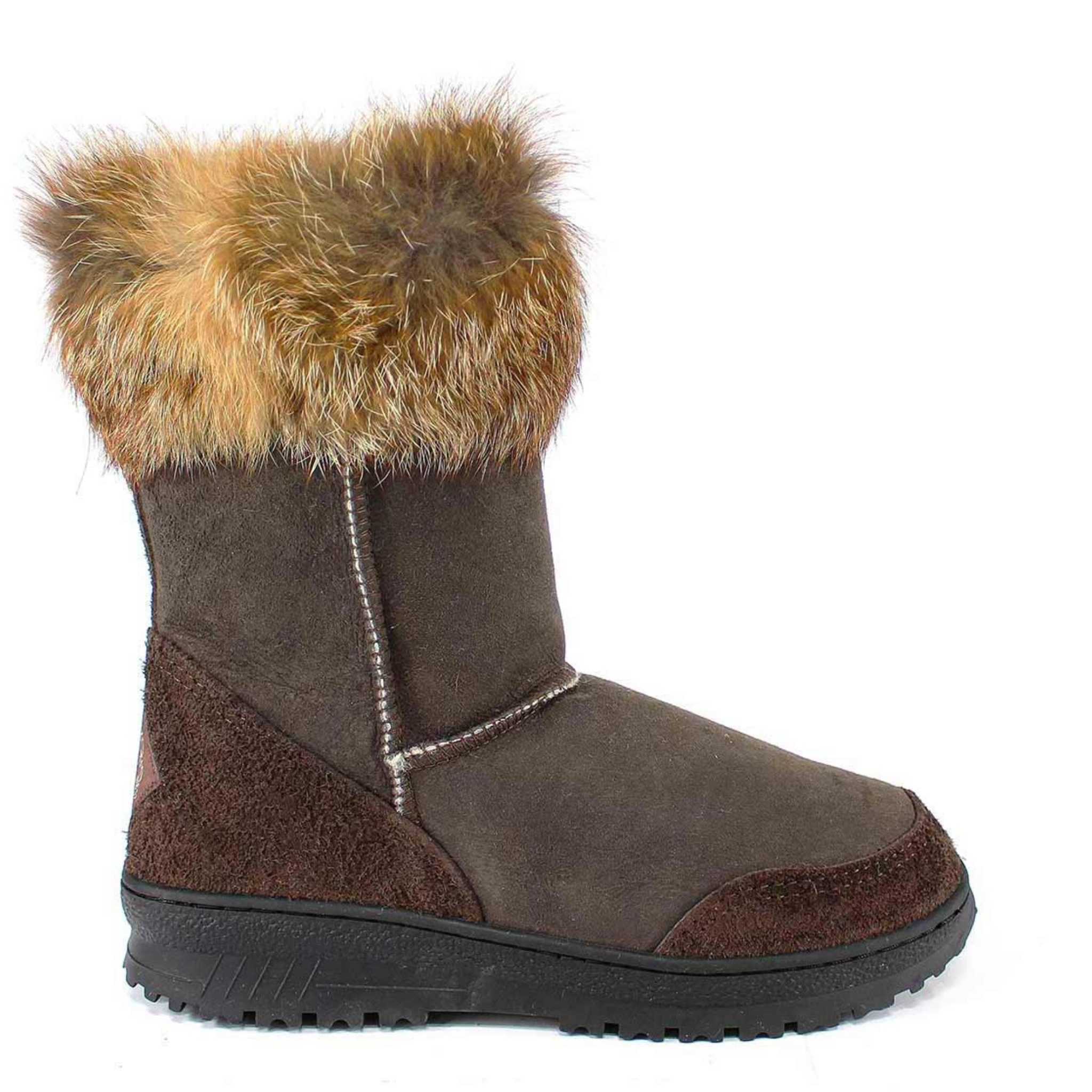 UGG Australia Luxury Bondi Fox Short Chocolate Side Twinface Sheepskin Australian Made UGG Boot