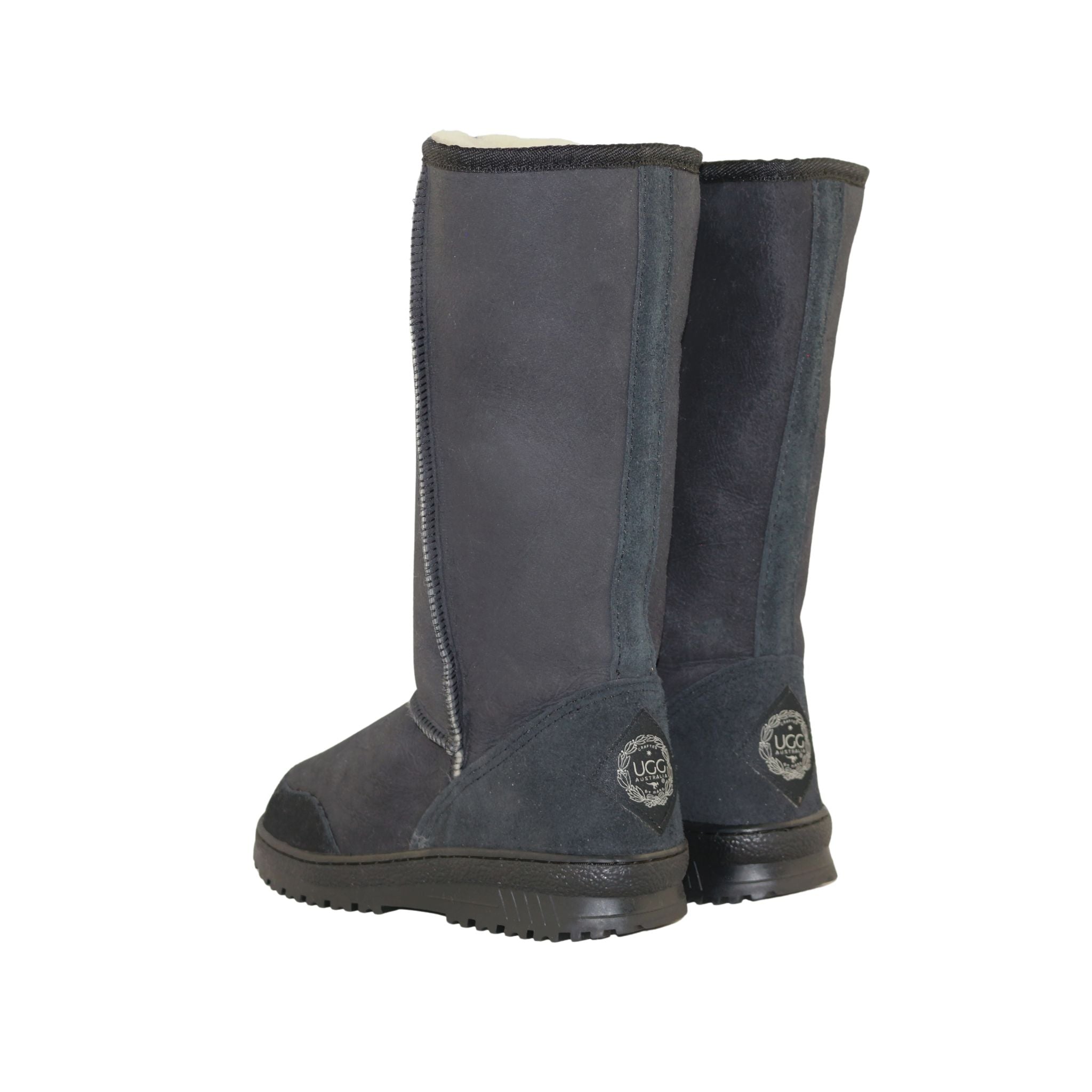UGG Australia Luxury Bondi Long Black Pairs Back Mens Australian Made Sheepskin UGG Boot