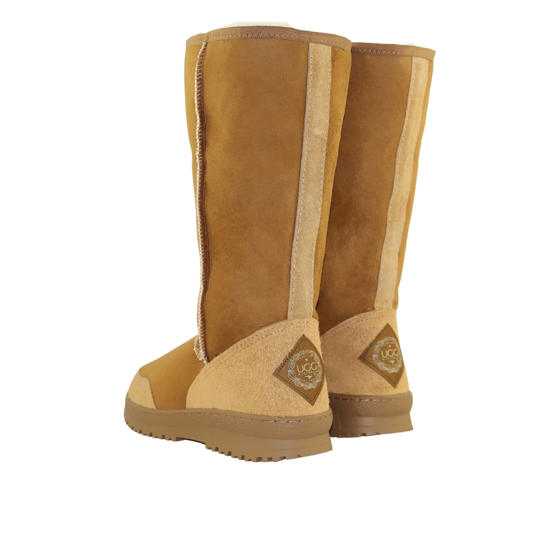 UGG Australia Luxury Bondi Long Chestnut Pairs Back Womens Australian Made Sheepskin UGG Boot