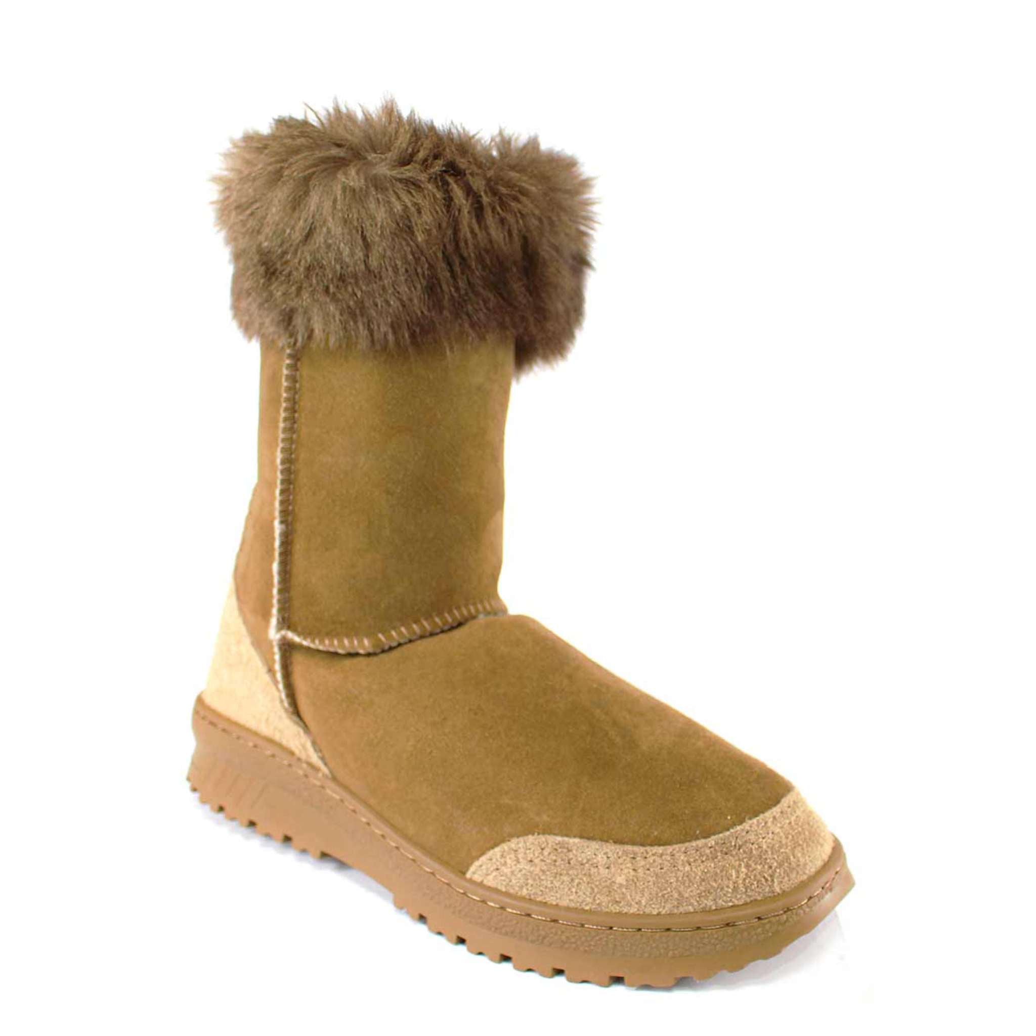 UGG Australia Luxury Bondi Lux Short Chestnut Front Twinface Sheepskin Australian Made UGG Boot
