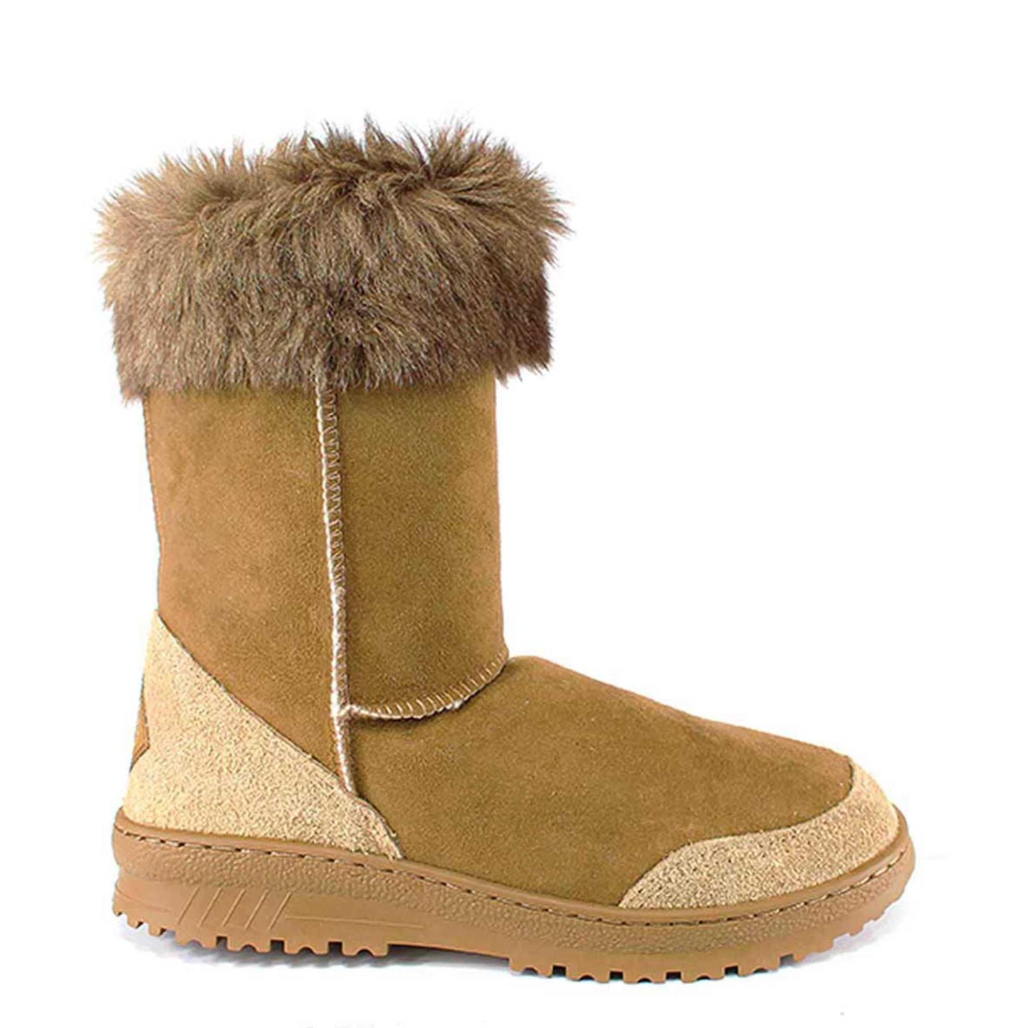 UGG Australia Luxury Bondi Lux Short Chestnut Side Twinface Sheepskin Australian Made UGG Boot
