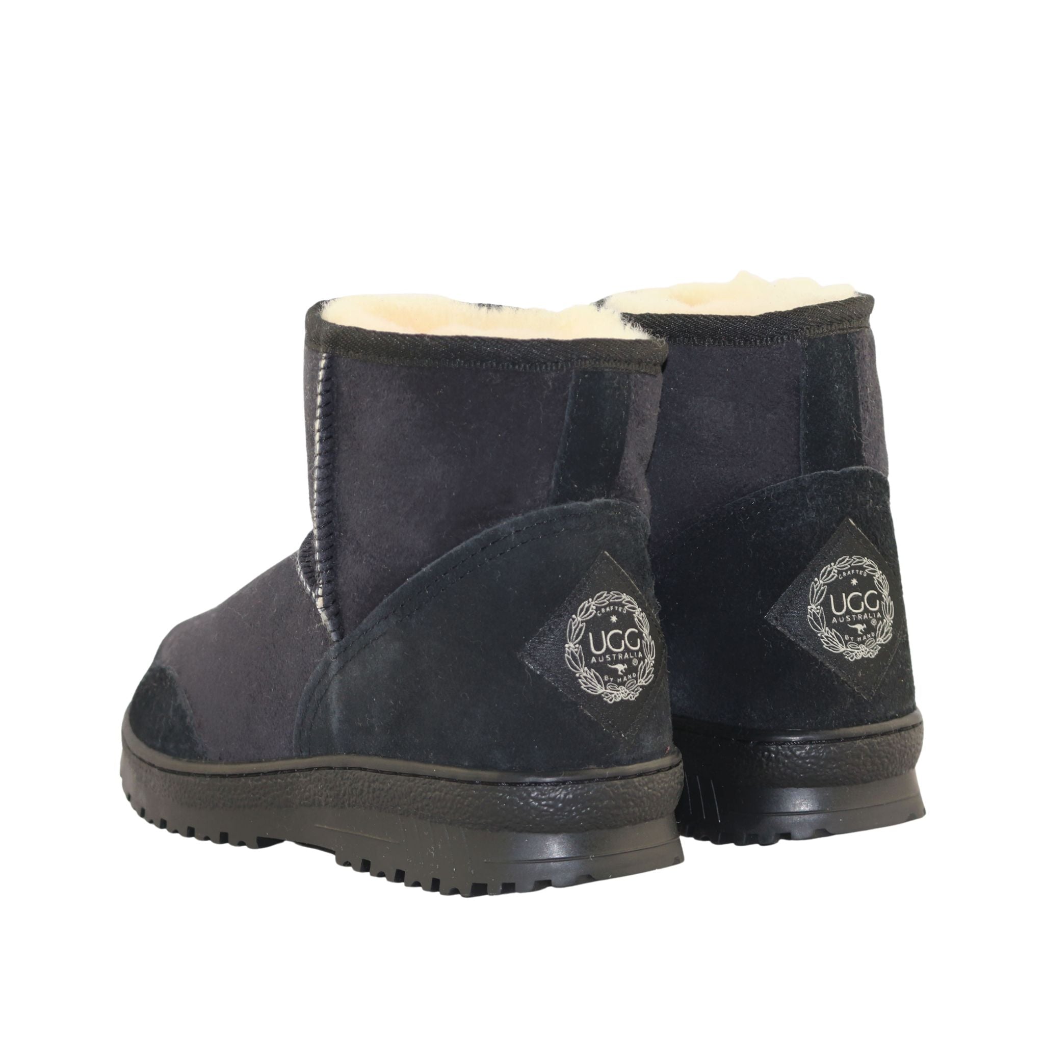 UGG Australia Luxury Bondi Mini Black Pairs Back Mens Australian Made Sheepskin UGG Boot