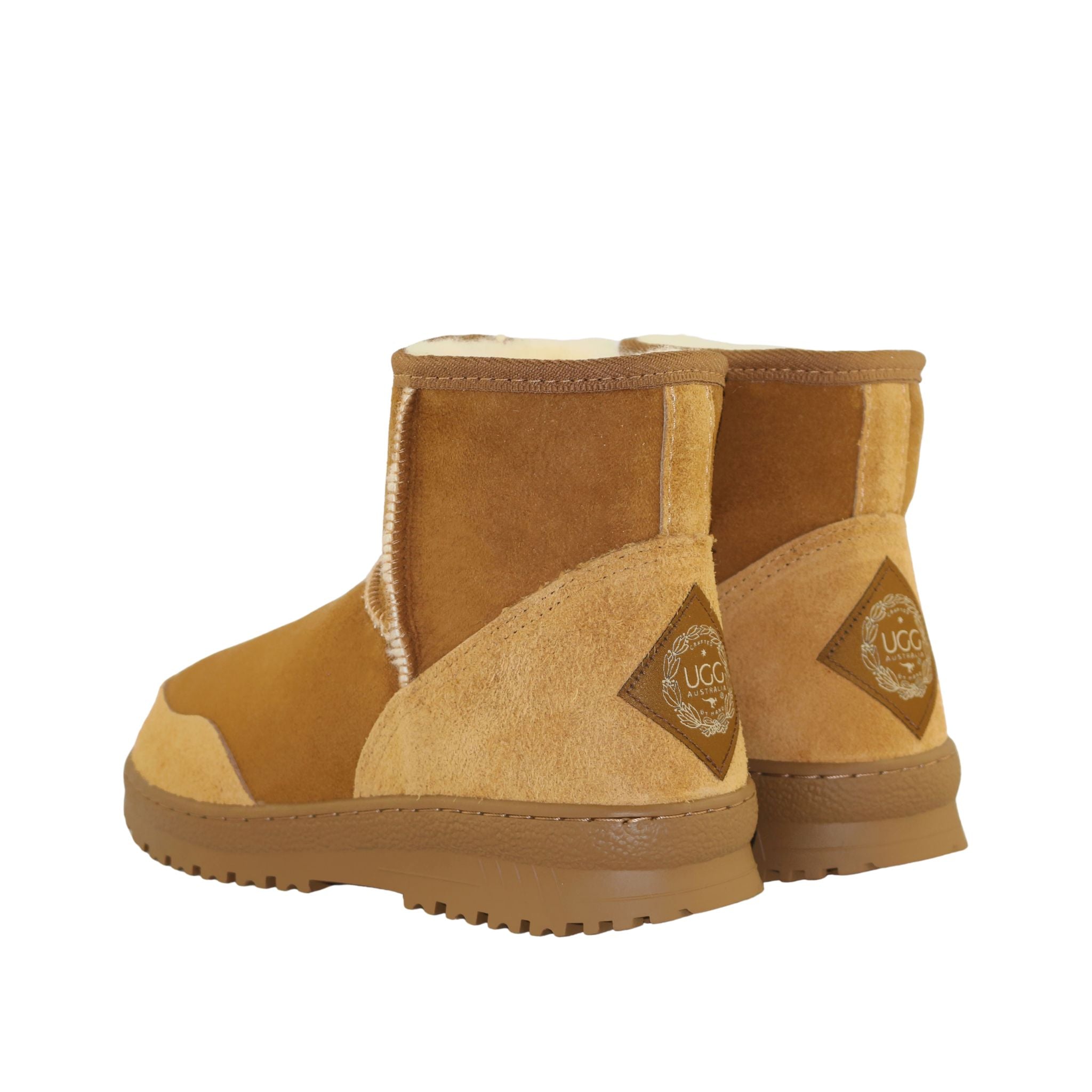 UGG Australia Luxury Bondi Mini Chestnut Pairs Back Mens Australian Made Sheepskin UGG Boot