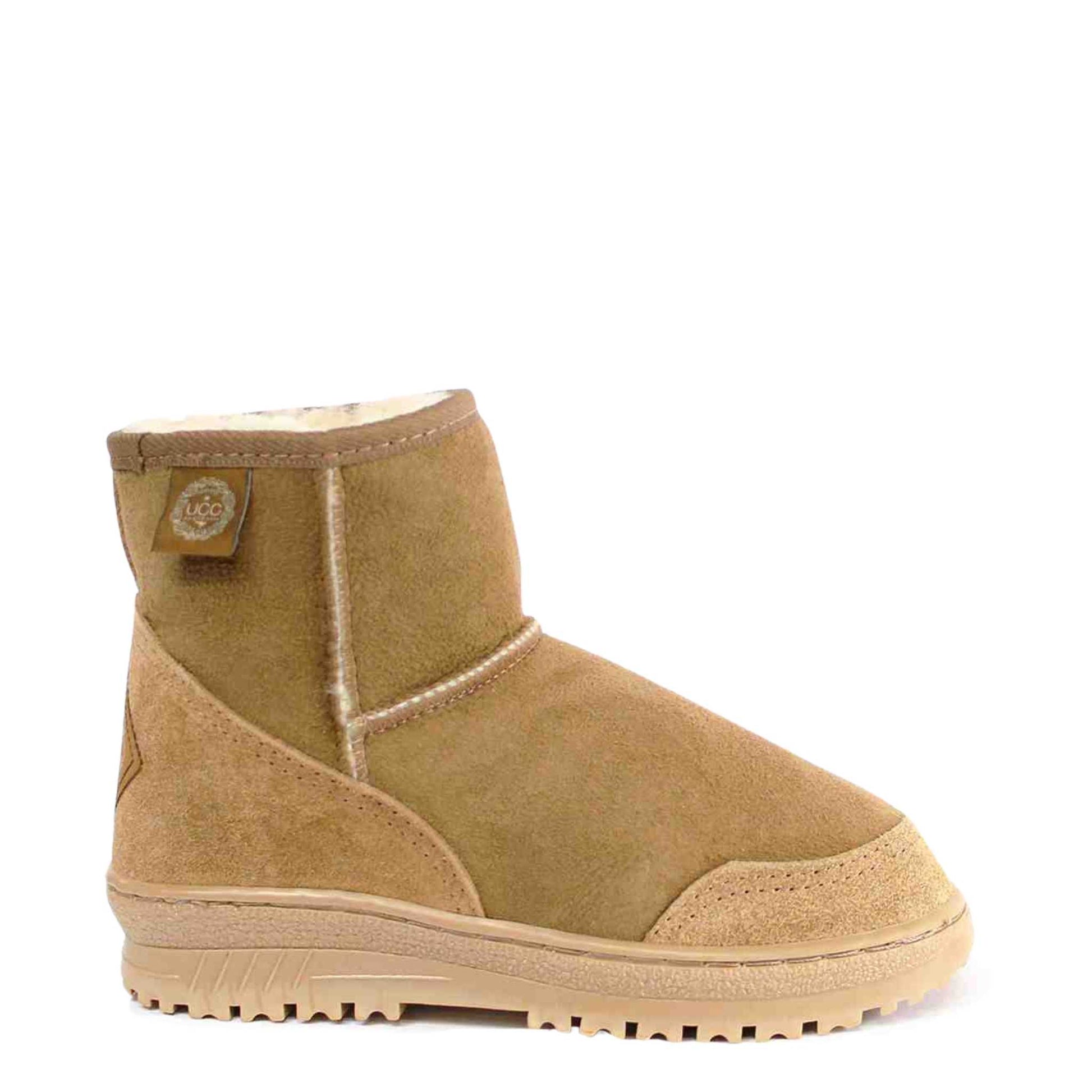 UGG Australia Luxury Bondi Mini Chestnut Side Twinface Sheepskin Australian Made UGG Boot