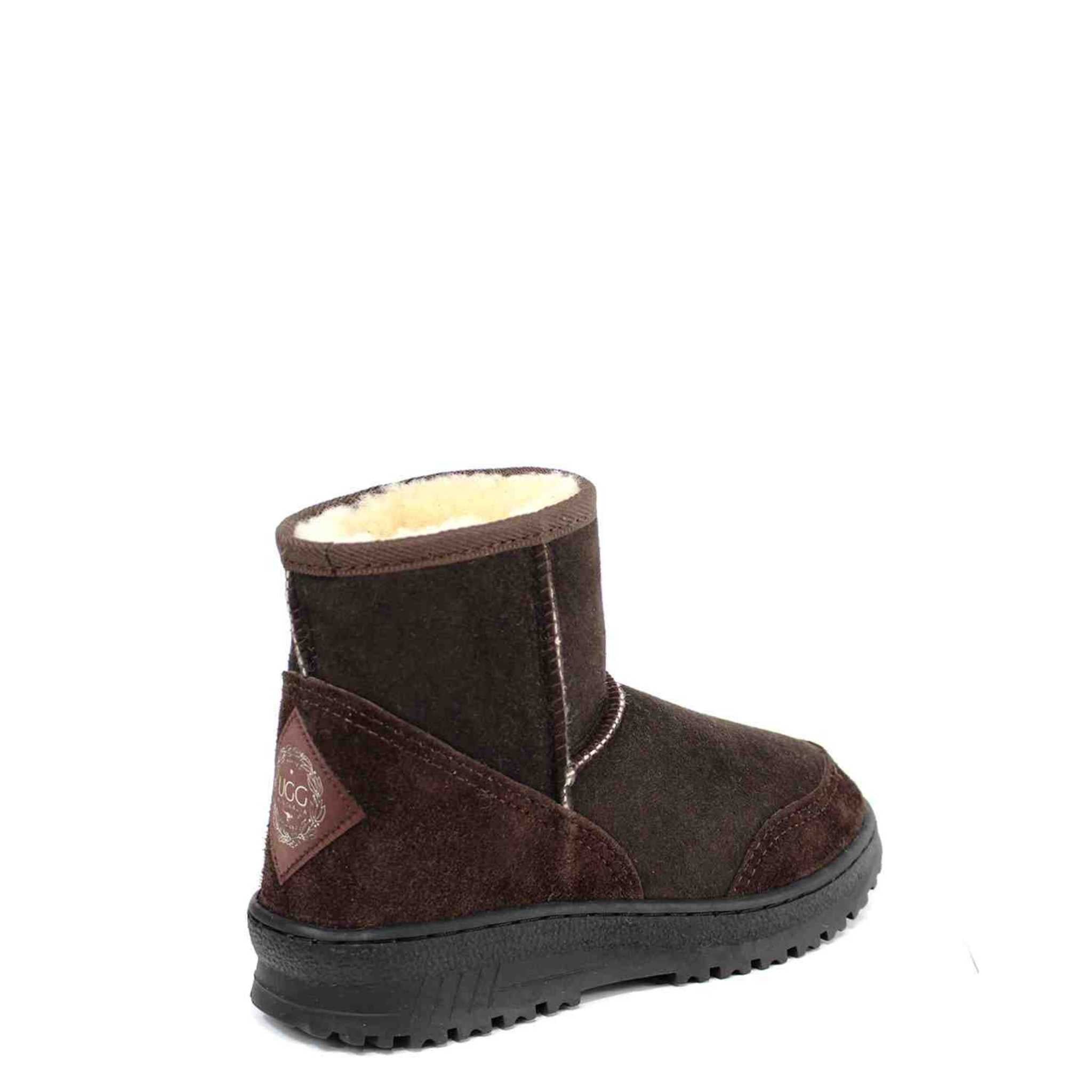 UGG Australia Luxury Bondi Mini Chocolate Back Twinface Sheepskin Australian Made UGG Boot
