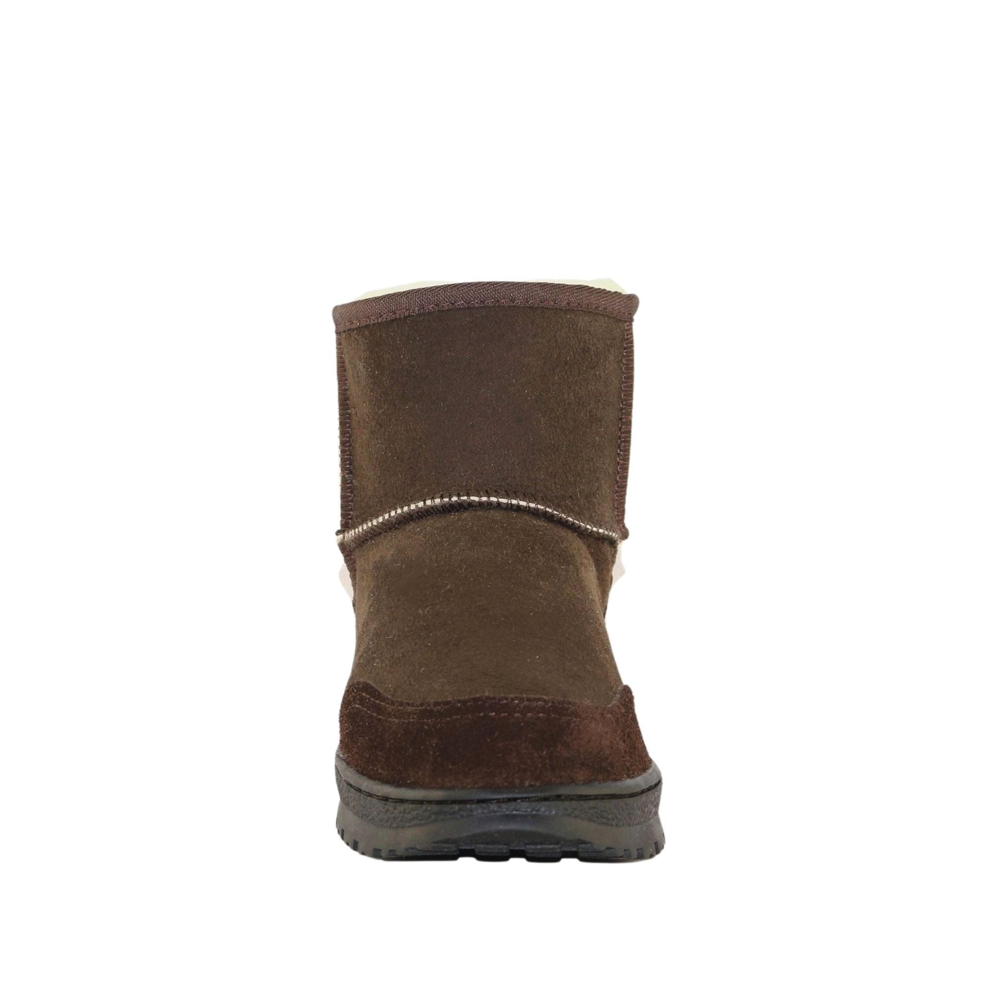 UGG Australia Luxury Bondi Mini Chocolate Front Womens Australian Made Sheepskin UGG Boot