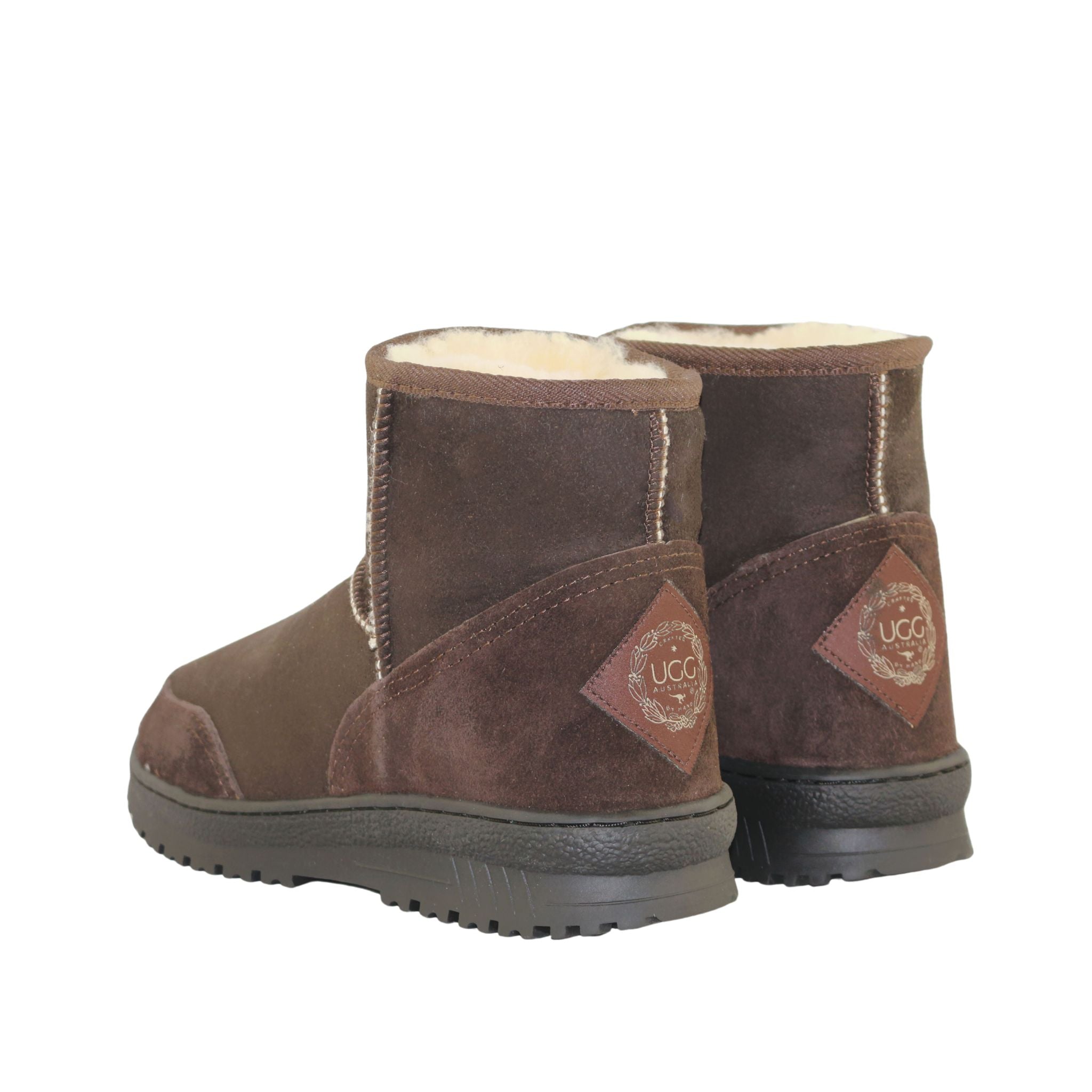UGG Australia Luxury Bondi Mini Chocolate Pairs Back Womens Australian Made Sheepskin UGG Boot