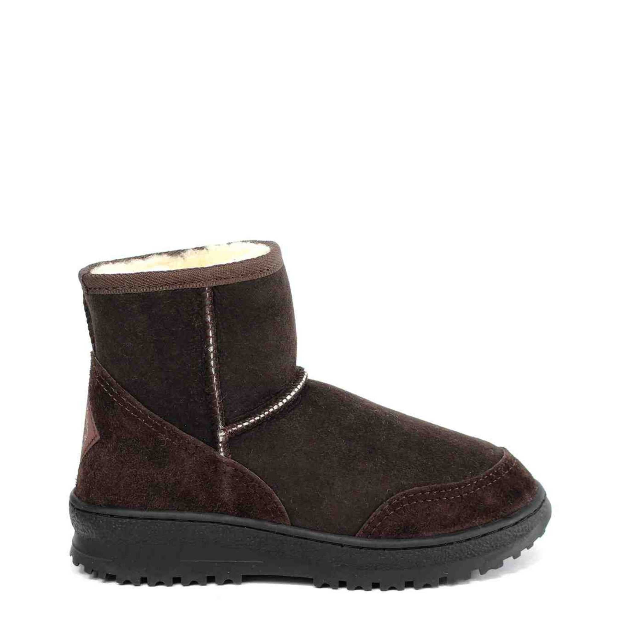UGG Australia Luxury Bondi Mini Chocolate Side Twinface Sheepskin Australian Made UGG Boot