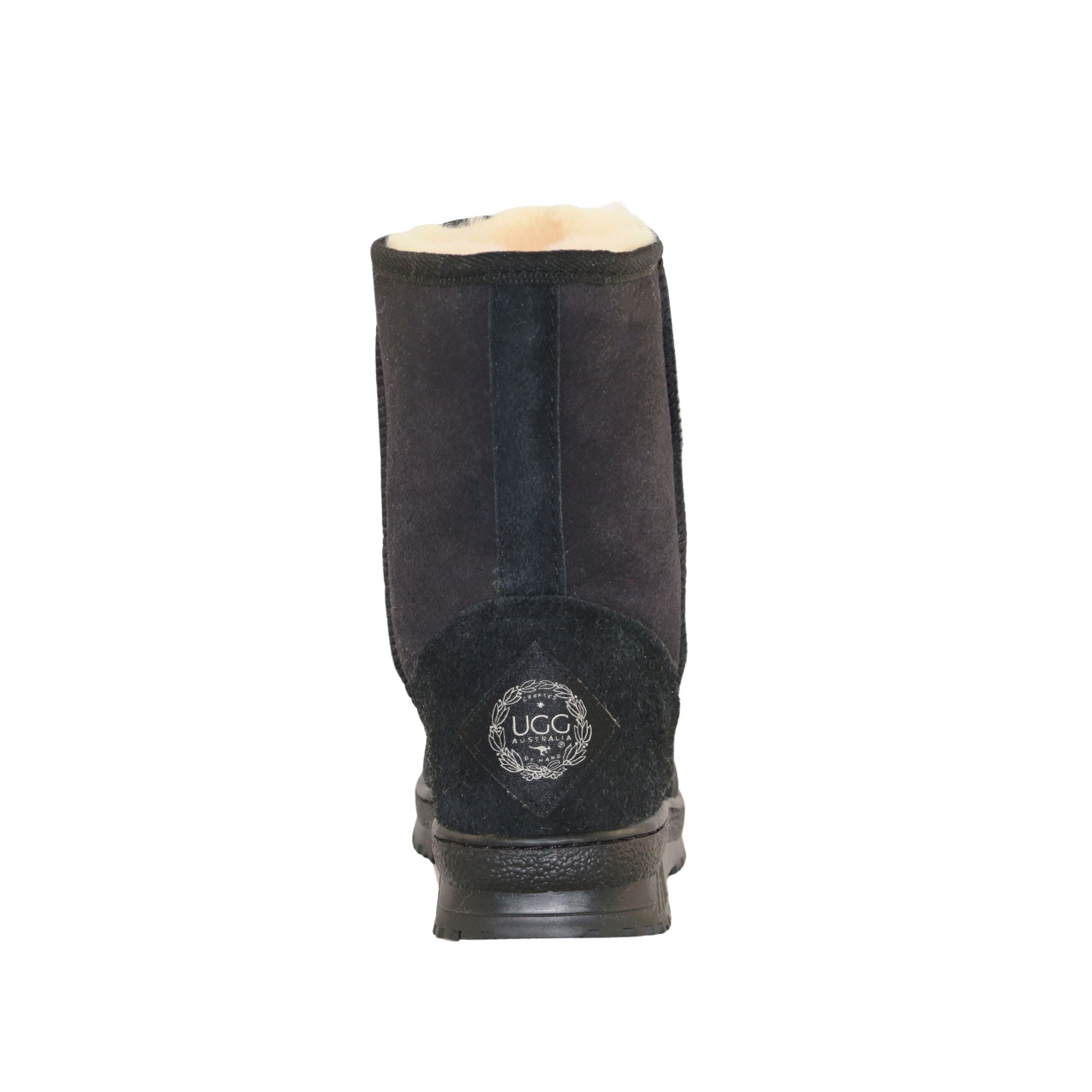 UGG Australia Luxury Bondi Short Black  Back Mens Australian Made Sheepskin UGG Boot