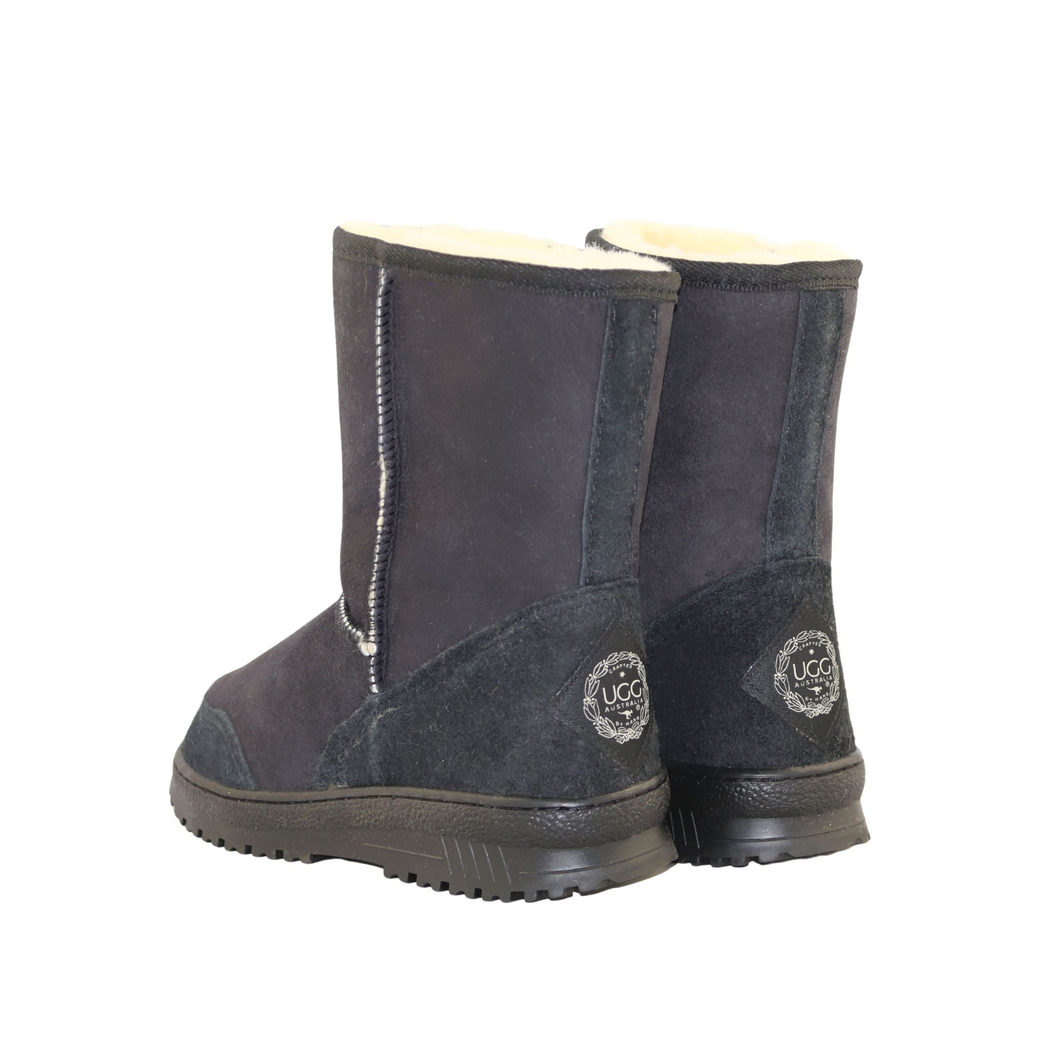 UGG Australia Luxury Bondi Short Black Pairs Back Mens Australian Made Sheepskin UGG Boot