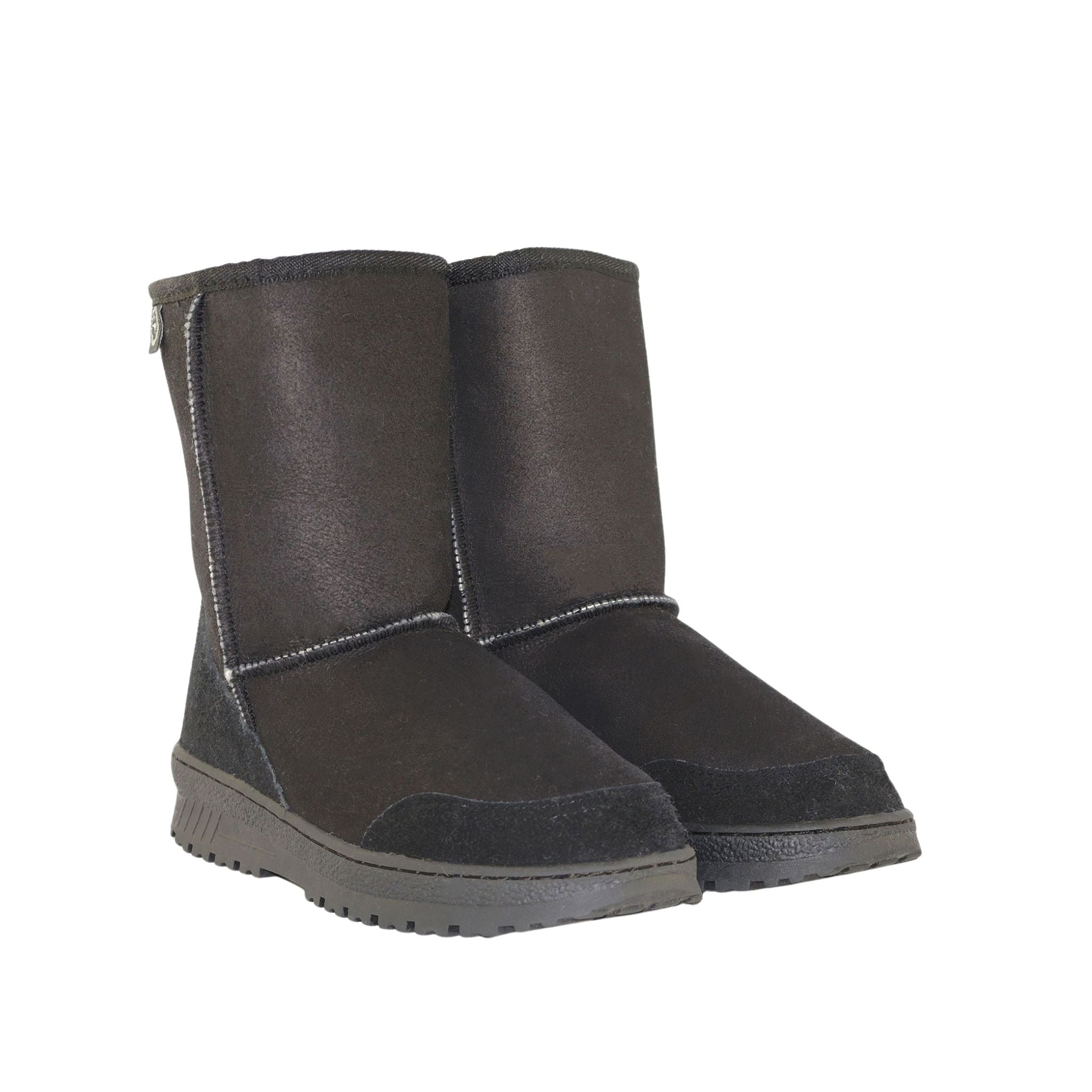 UGG Australia Luxury Bondi Short Black Pairs Front Mens Australian Made Sheepskin UGG Boot