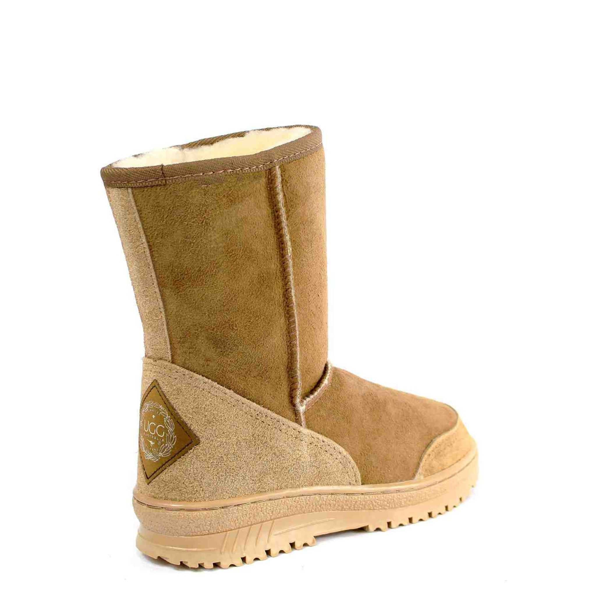 UGG Australia Luxury Bondi Short Chestnut Back Twinface Sheepskin Australian Made UGG Boot