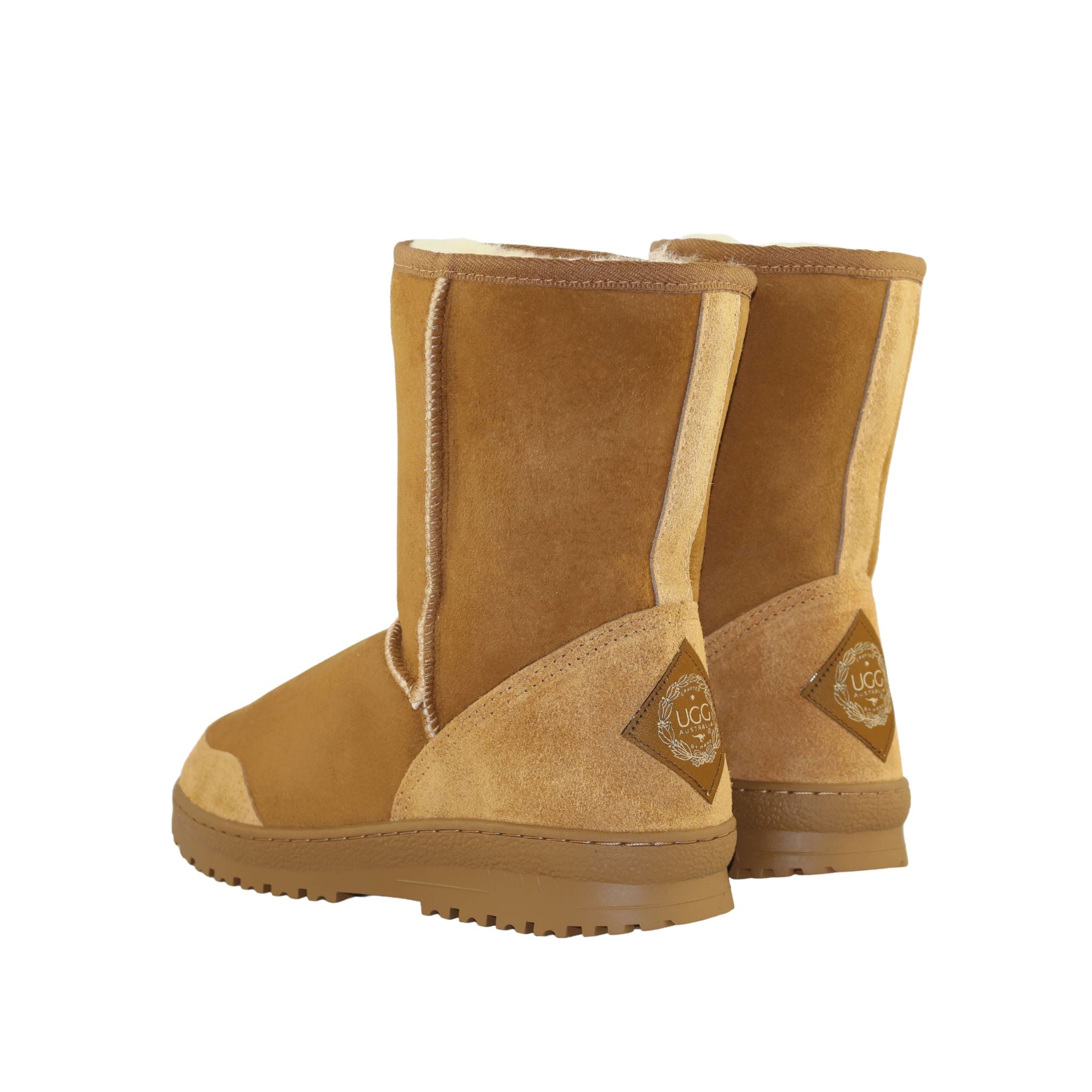 UGG Australia Luxury Bondi Short Chestnut Pairs Back Mens Australian Made Sheepskin UGG Boot
