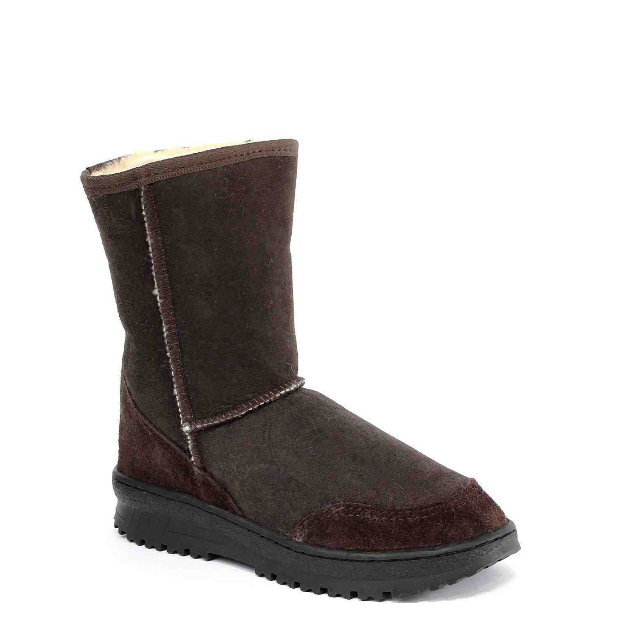 UGG Australia Luxury Bondi Short Chocolate Front Twinface Sheepskin Australian Made UGG Boot